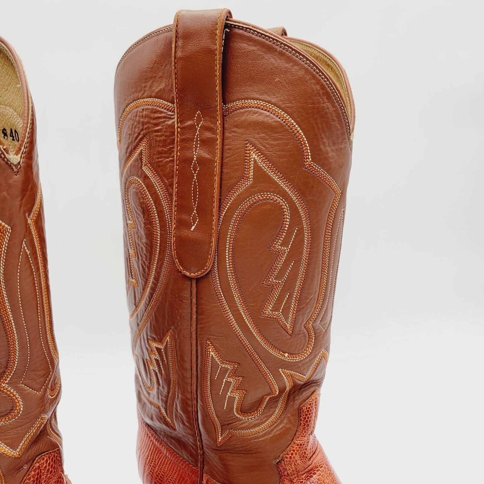 Vintage Cowtown Boots Lizard Cowboy Boots Sz 8 E Model 840 Exotic Size US 8 / EU 41 - 8 Thumbnail