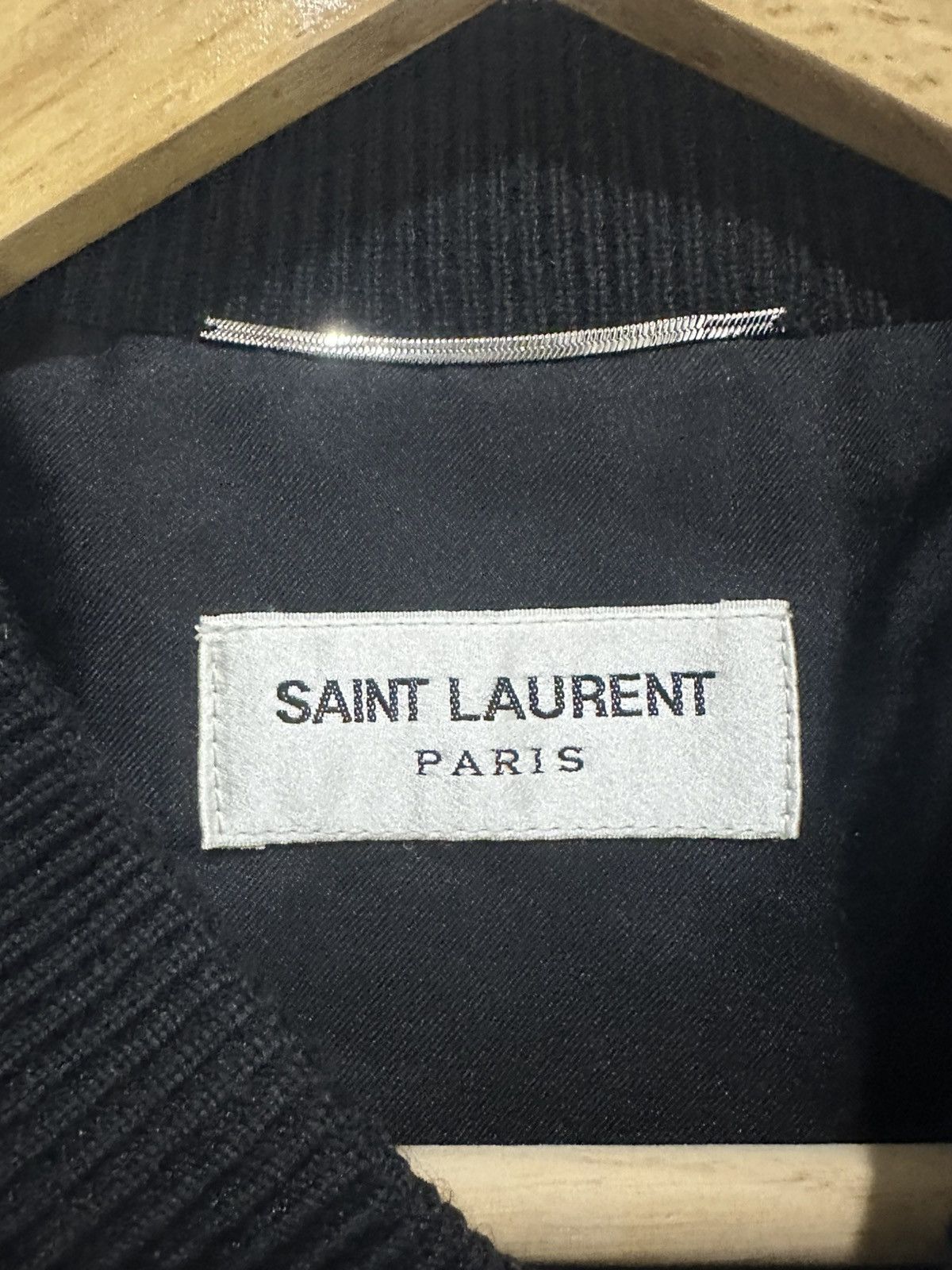 Saint Laurent Paris SAINT LAURENT TEDDY SATIN JACKET Size XXL / US 16-18 / IT 52-54 - 4 Thumbnail