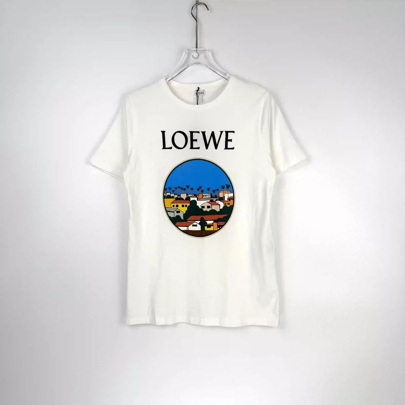 Loewe loewe White round ball letter short sleeve 2506-Nextarrow Size US S / EU 44-46 / 1 - 3 Thumbnail
