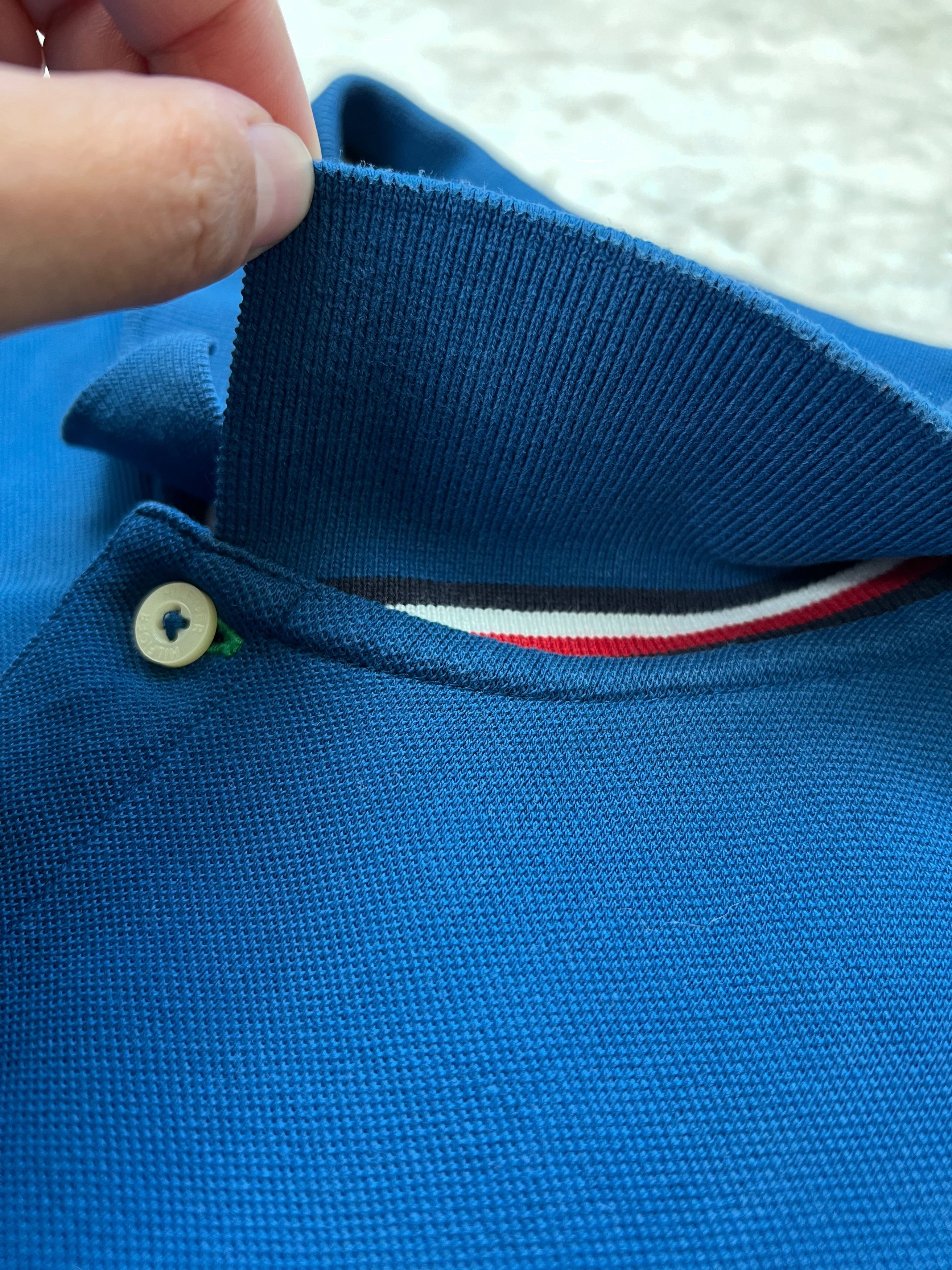 Tommy Hilfiger Tommy Hilfiger Long Sleeve Polo Shirt XL – Teal Blue Size US XL / EU 56 / 4 - 4 Thumbnail