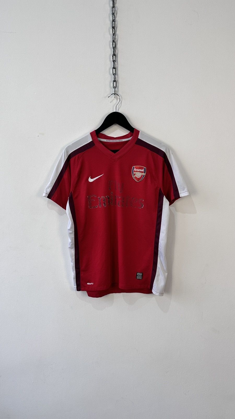 Nike Arsenal 2008-2010 Home Football Shirt Nike Jersey Red/White Size US M / EU 48-50 / 2 - 1 Thumbnail