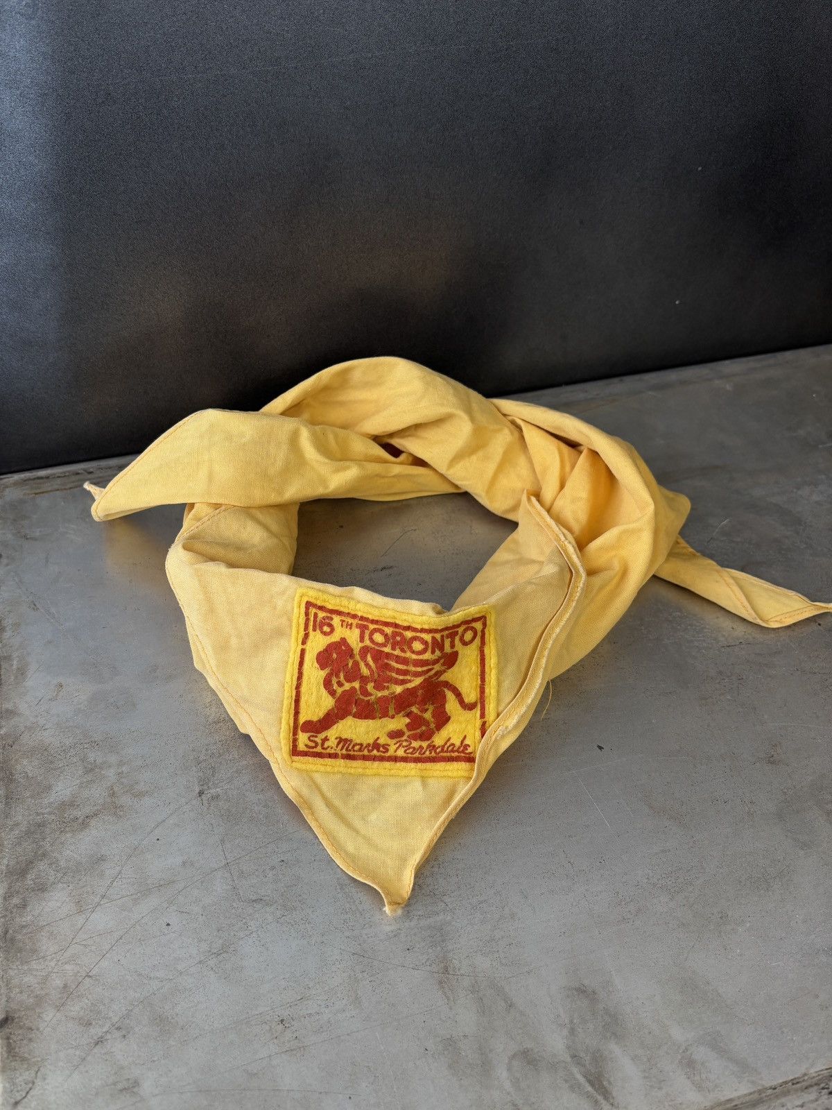 Vintage True Vintage Scouts Neckercheif Cotton Triangle Scarf Ascot Size ONE SIZE - 3 Thumbnail