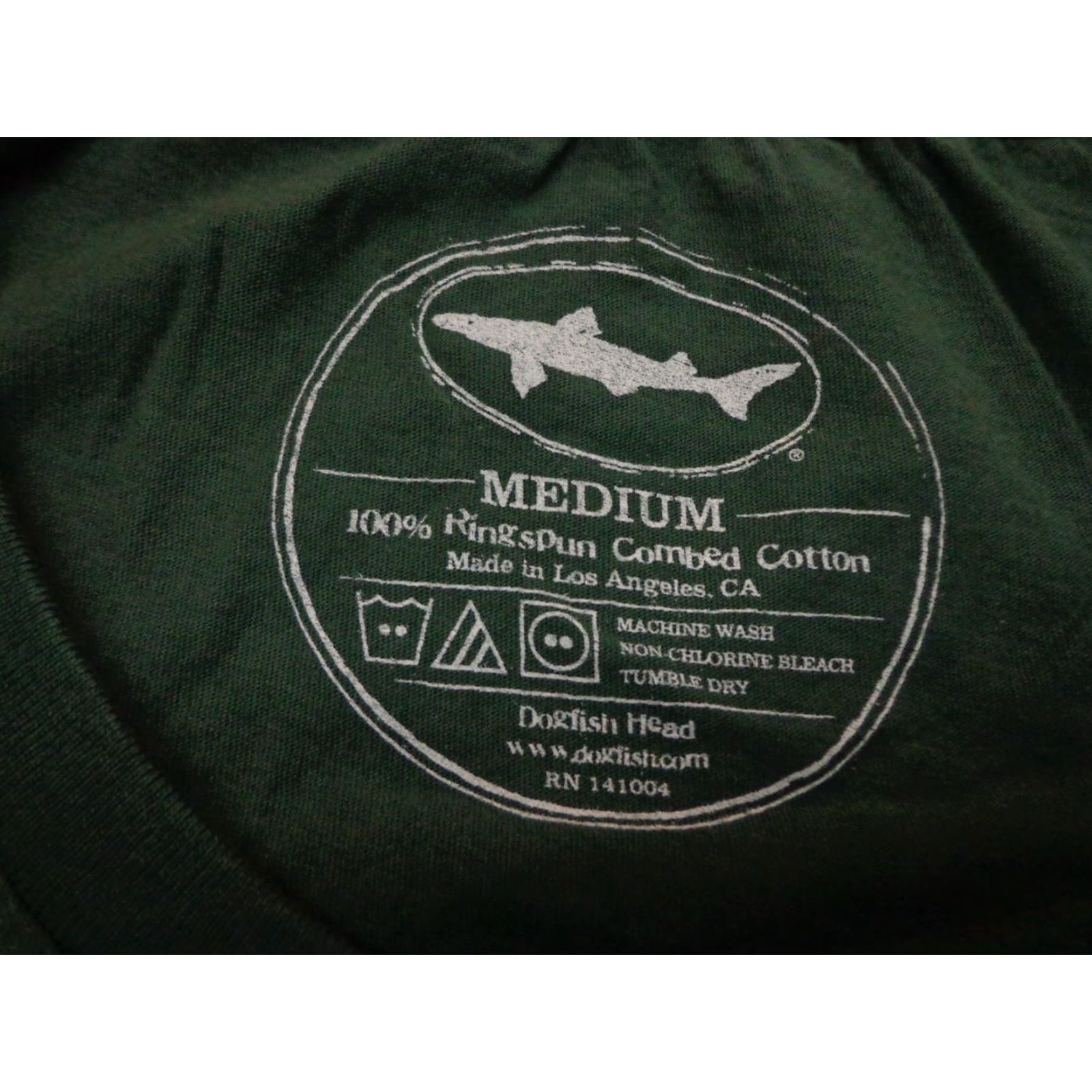 Vintage Dogfish Head T-Shirt Womens Green Ales For Off Centered People Medium Size M / US 6-8 / IT 42-44 - 3 Thumbnail