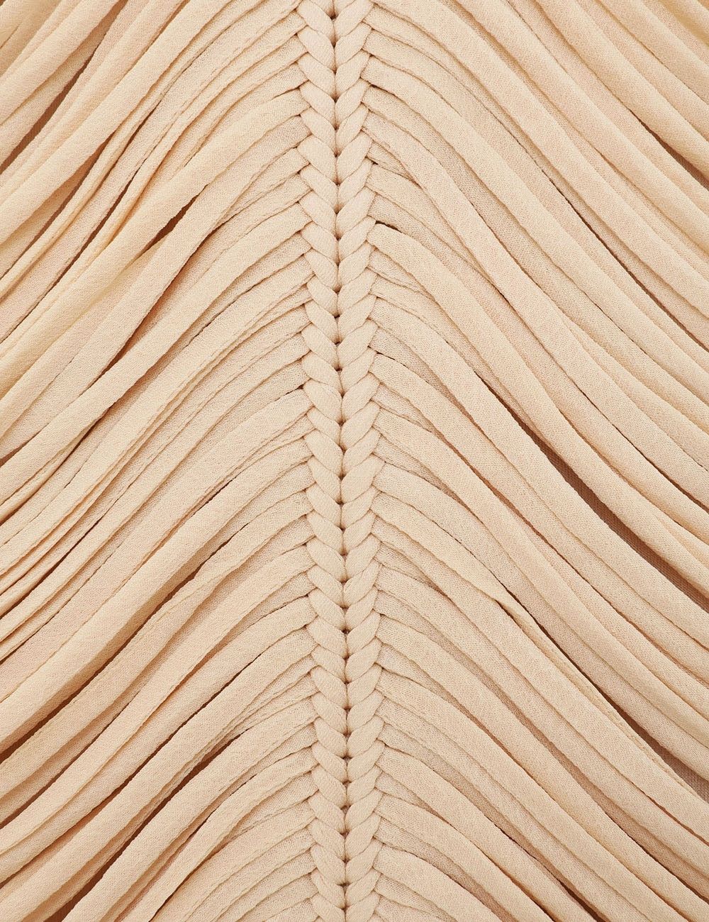 Zimmermann oc11z0925 Pavilion Rouleaux Midi Dress in Beige Size M / US 6-8 / IT 42-44 - 6 Thumbnail