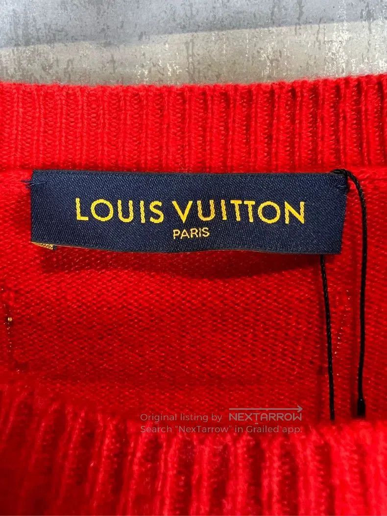 Louis Vuitton LOUIS VUITTON LV Logo Cashmere Sweater. Size US XXL / EU 58 / 5 - 4 Thumbnail