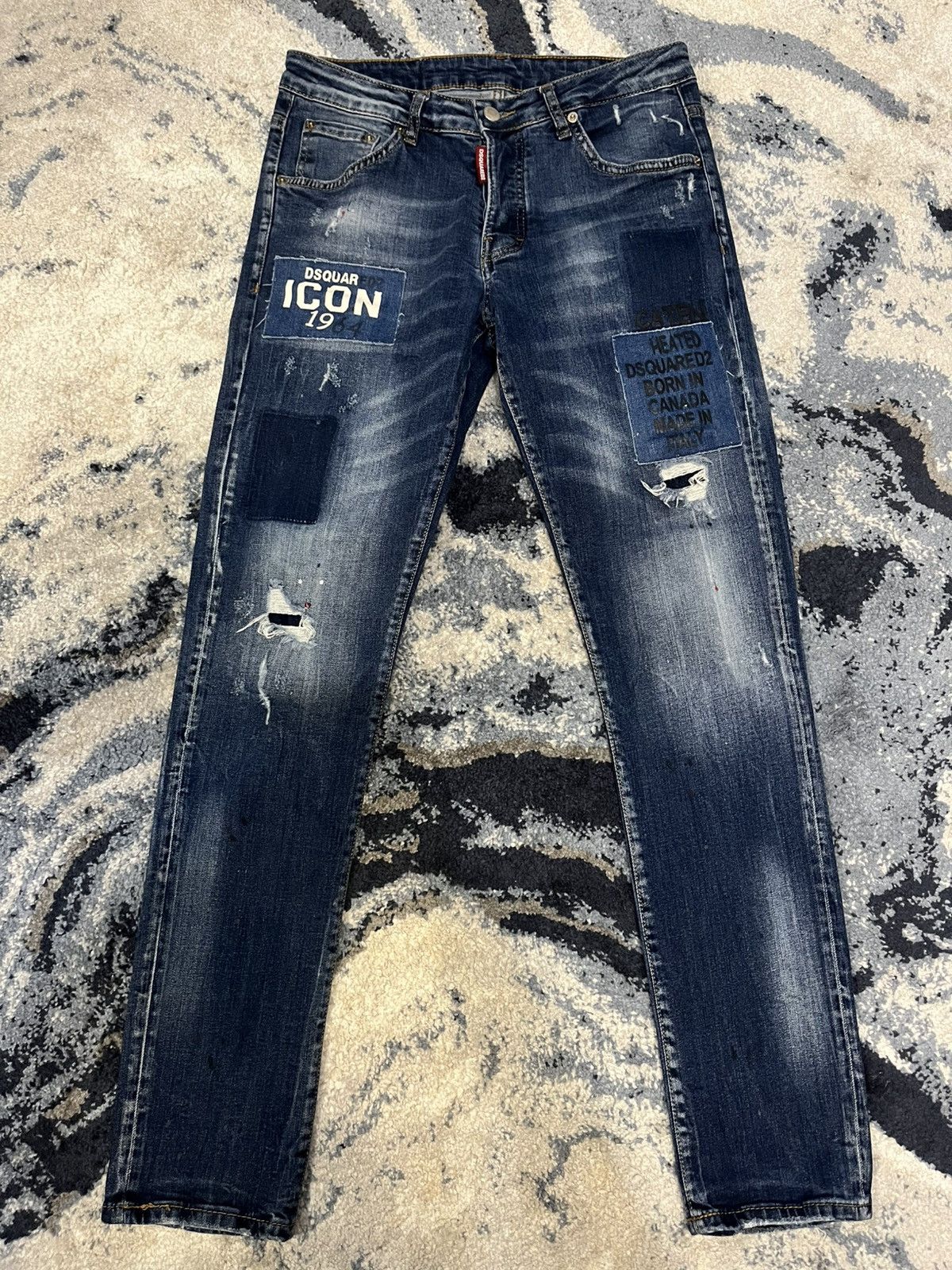 Dsquared2 Dsquared2 Blue Jeans Size US 30 / EU 46 - 2 Thumbnail