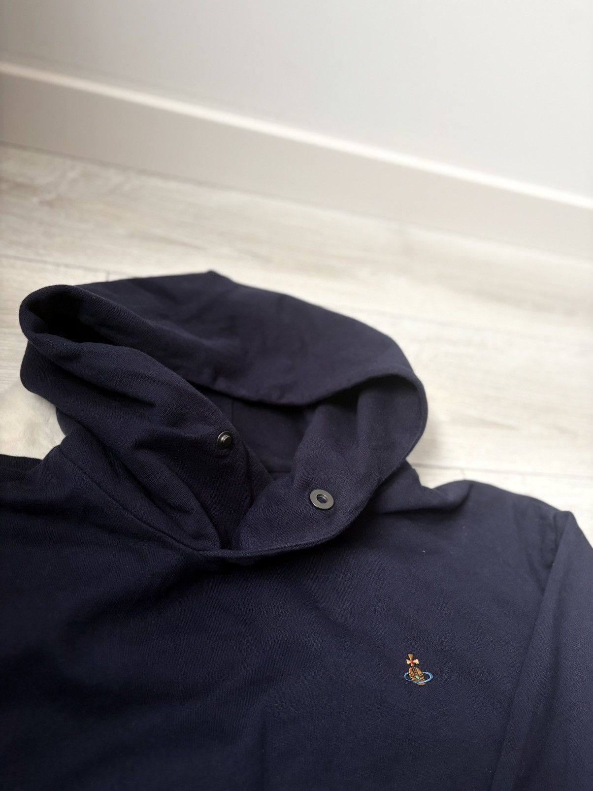 Vivienne Westwood Vivienne Westwood hoodie navy L designer streetwear Size US L / EU 52-54 / 3 - 3 Thumbnail
