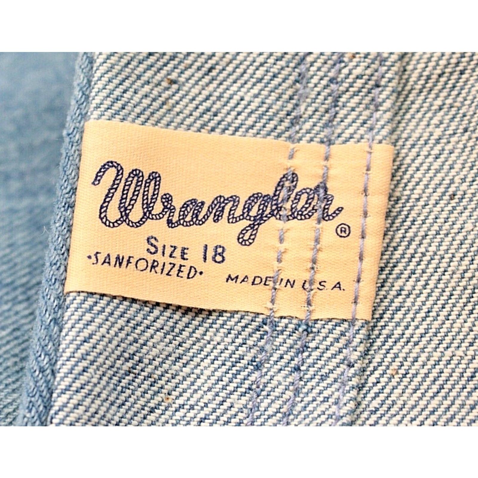 Wrangler **Vintage 1960s Wrangler NOS Jeans Sz 28.5x32** User: **Vintage 1960s Wrangler NOS Jeans Size 28.5x32** Size US 29 - 3 Thumbnail