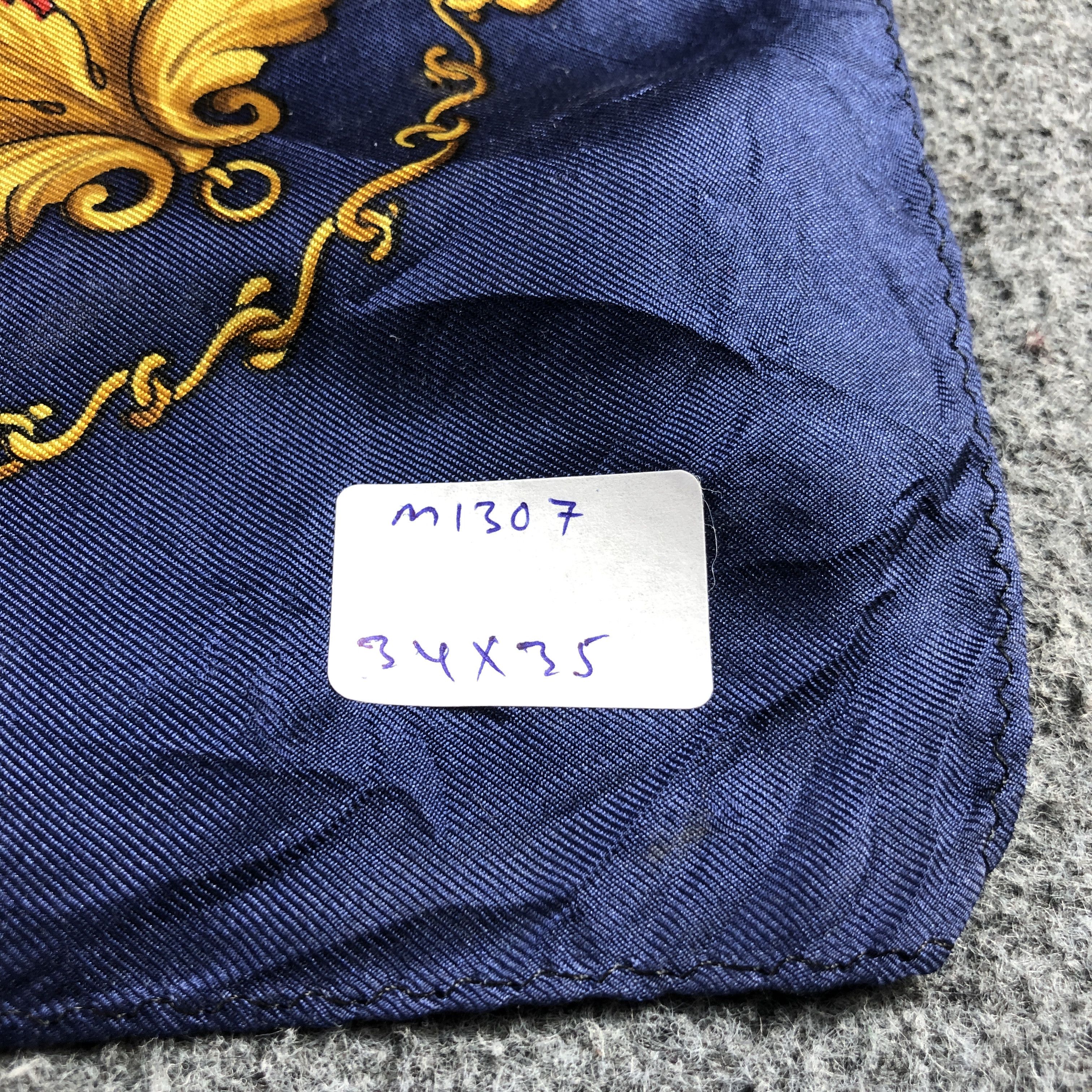 Japanese Brand Polo Club Luxury Silk Scarf M1307 Size ONE SIZE - 8 Thumbnail