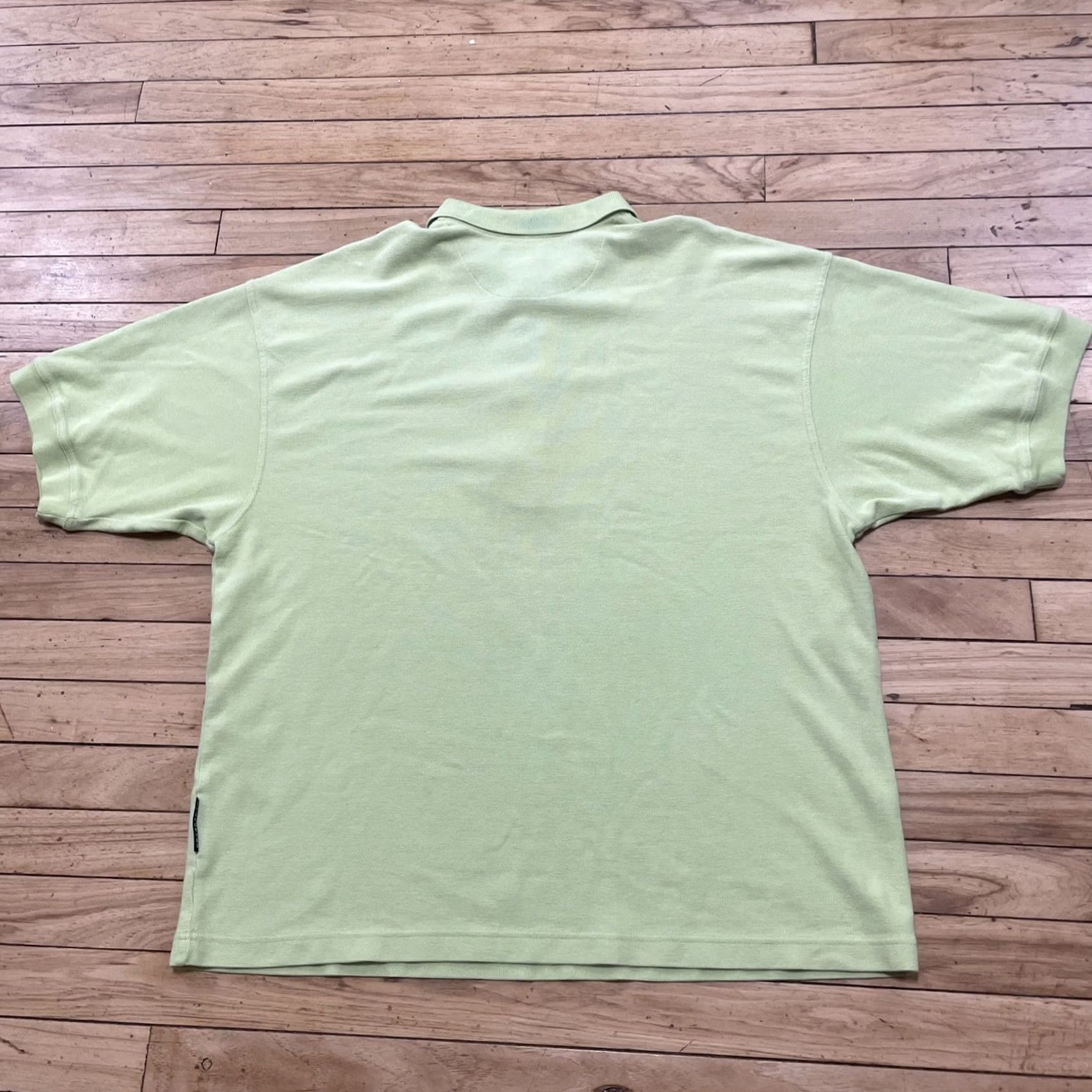 Vintage VINTAGE Structure Polo Shirt Men XL Green 90s Casual Golf Business 6 Buttons Size US XL / EU 56 / 4 - 2 Thumbnail