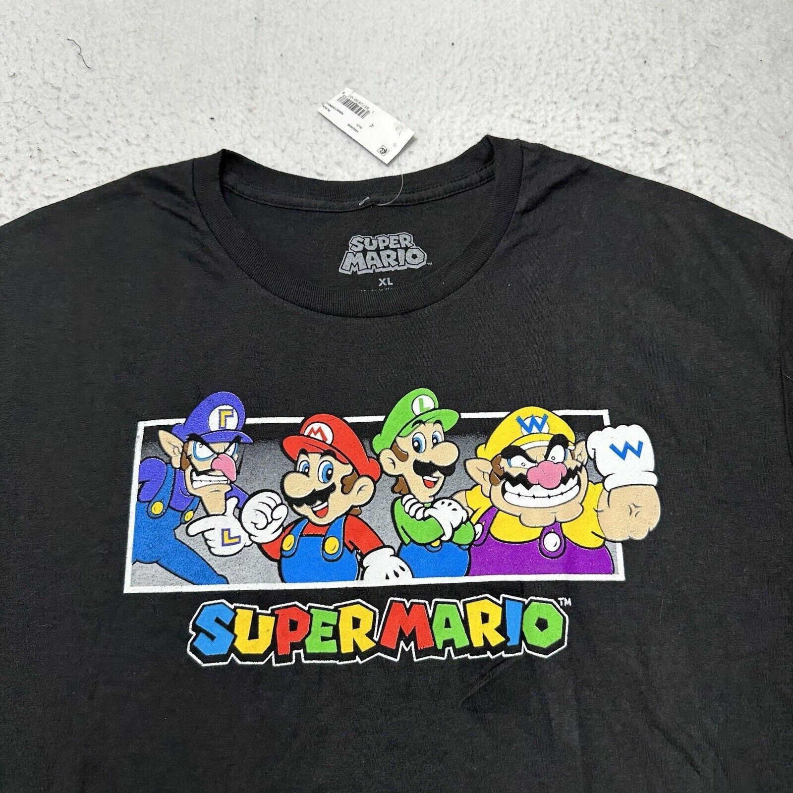 Nintendo Super Mario Bros XL Nintendo T Shirt Luigi Wario Waluigi Tee Size US XL / EU 56 / 4 - 2 Thumbnail