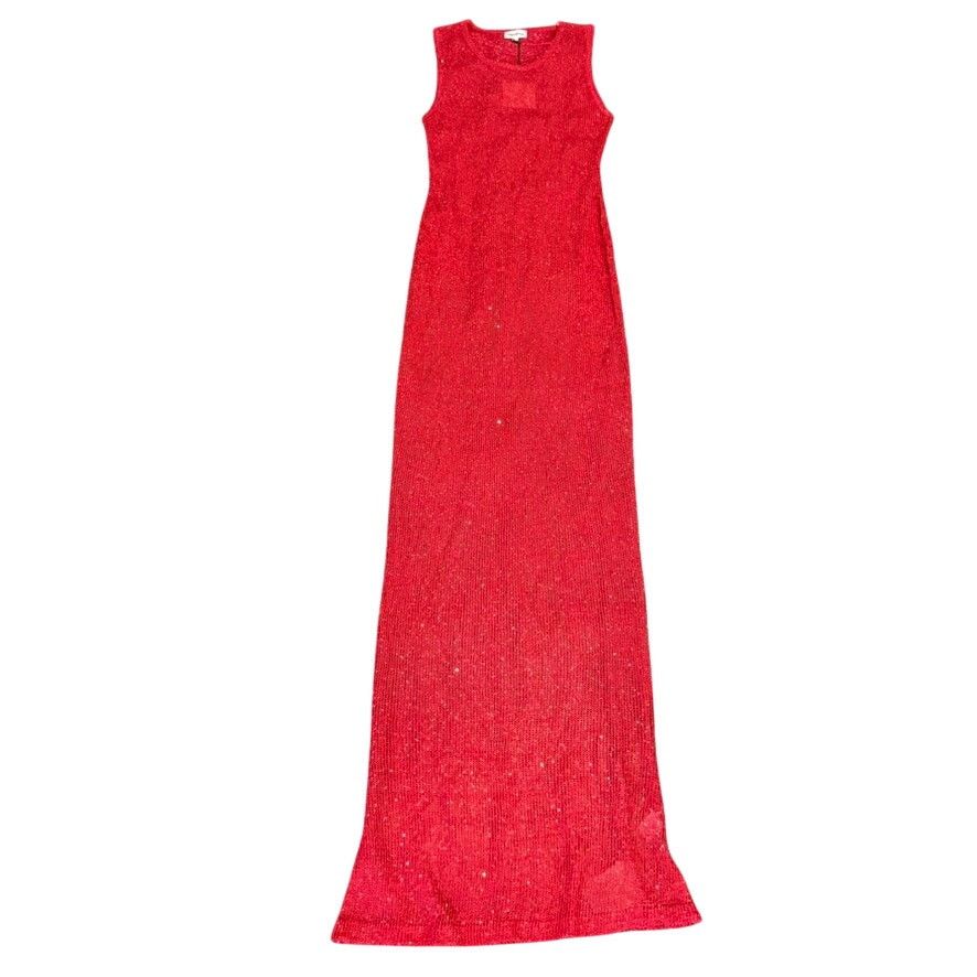 superdown Superdown Alix Maxi Dress in Fire Red, Size L Size L / US 10 / IT 46 - 3 Thumbnail