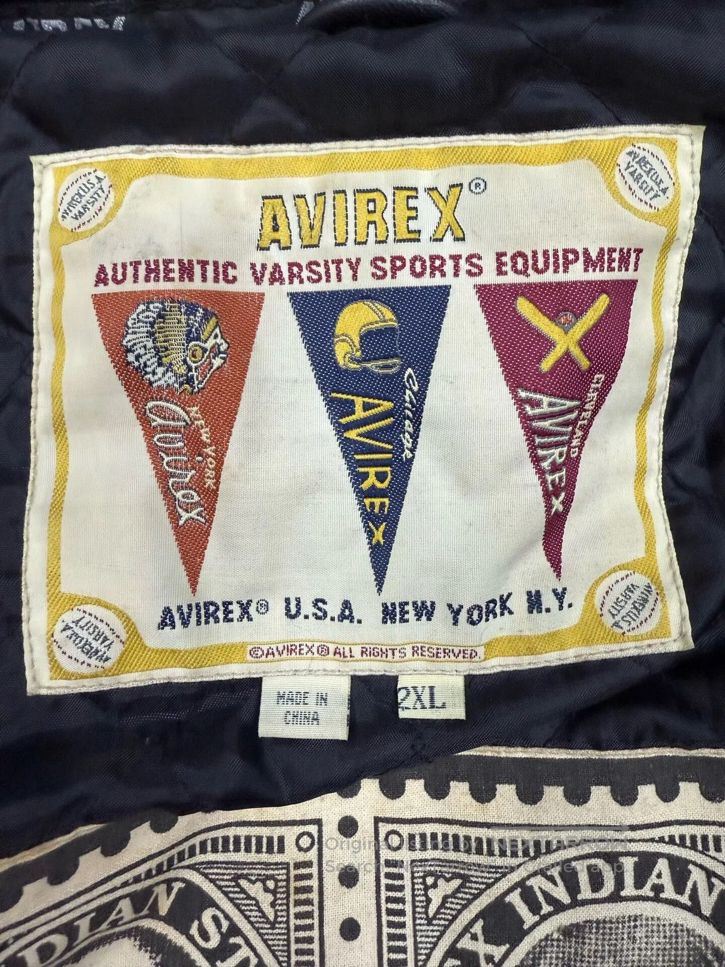 Avirex Classic Avirex Thick Leather Flight Jacket. Size US XXL / EU 58 / 5 - 4 Thumbnail