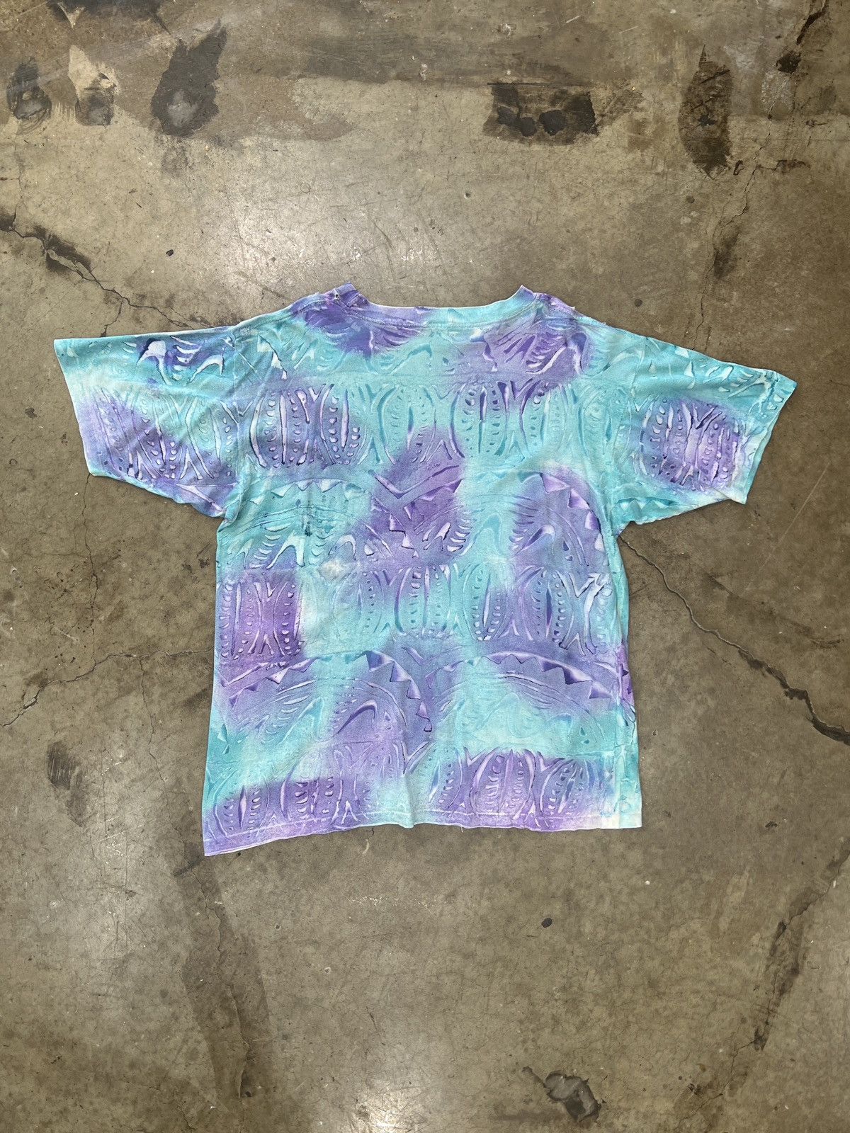 Vintage Vintage Leopard Palm Tree Nature Single Stitch Tee Large Size US L / EU 52-54 / 3 - 4 Thumbnail