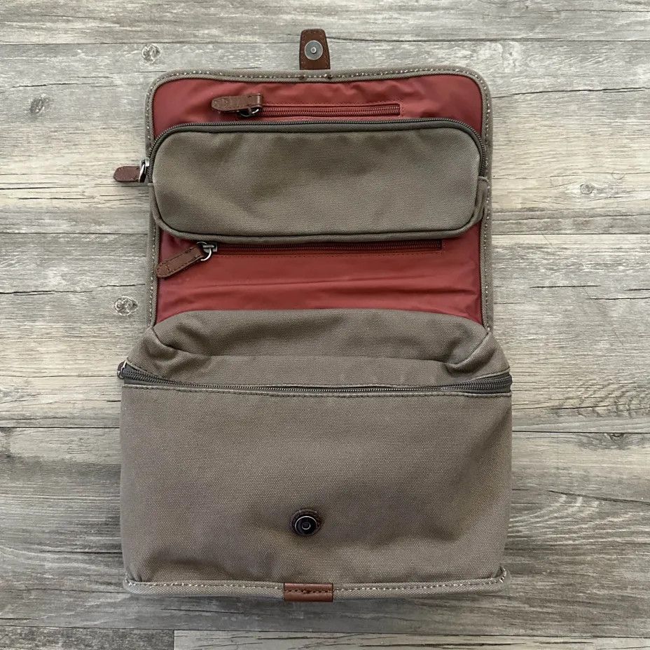 Fossil Vintage Fossil Canvas Messenger Toiletry Canvas Bag Size ONE SIZE - 6 Thumbnail