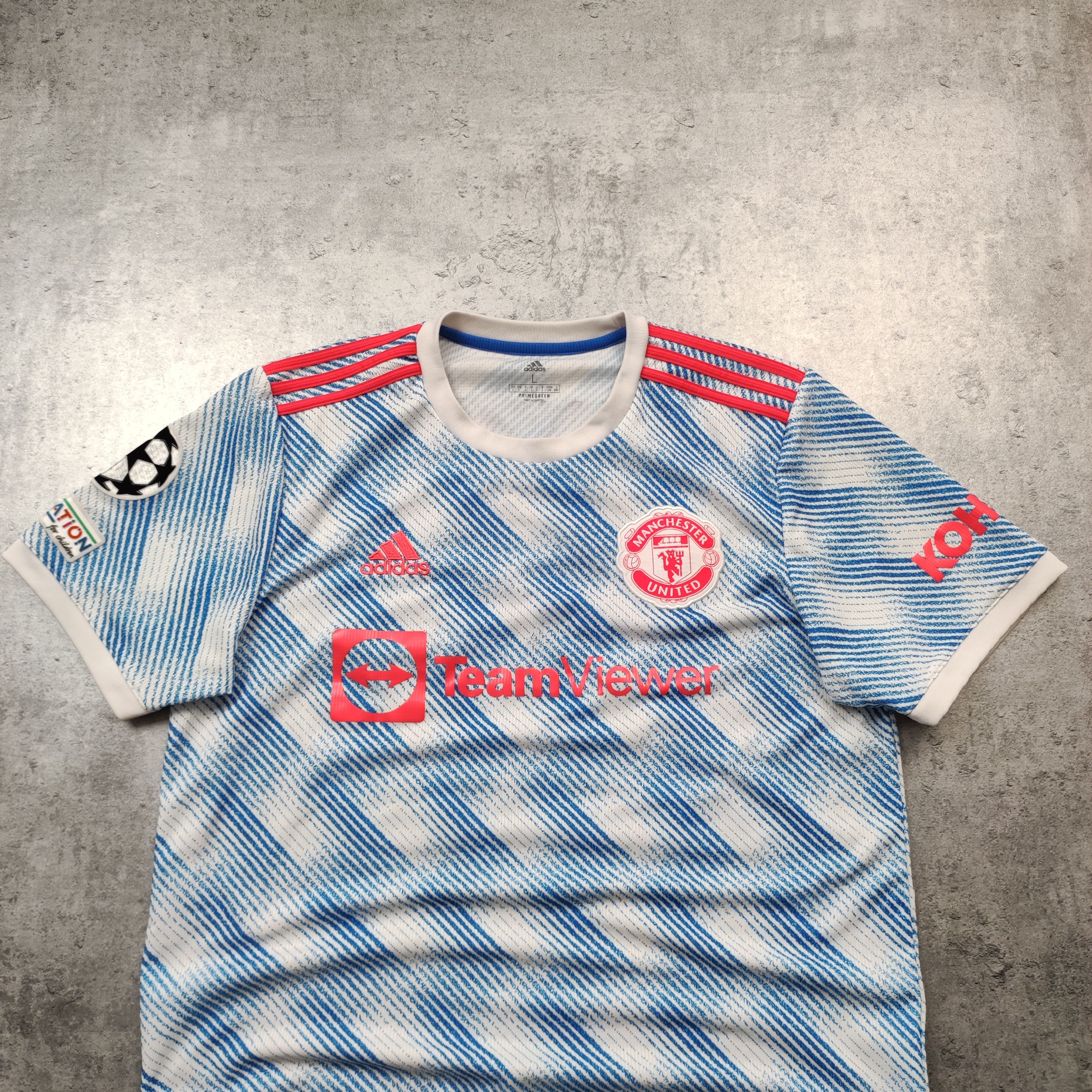Adidas Manchester United x Adidas 2021 UCL #25 Sancho Away Kit Size US L / EU 52-54 / 3 - 4 Thumbnail