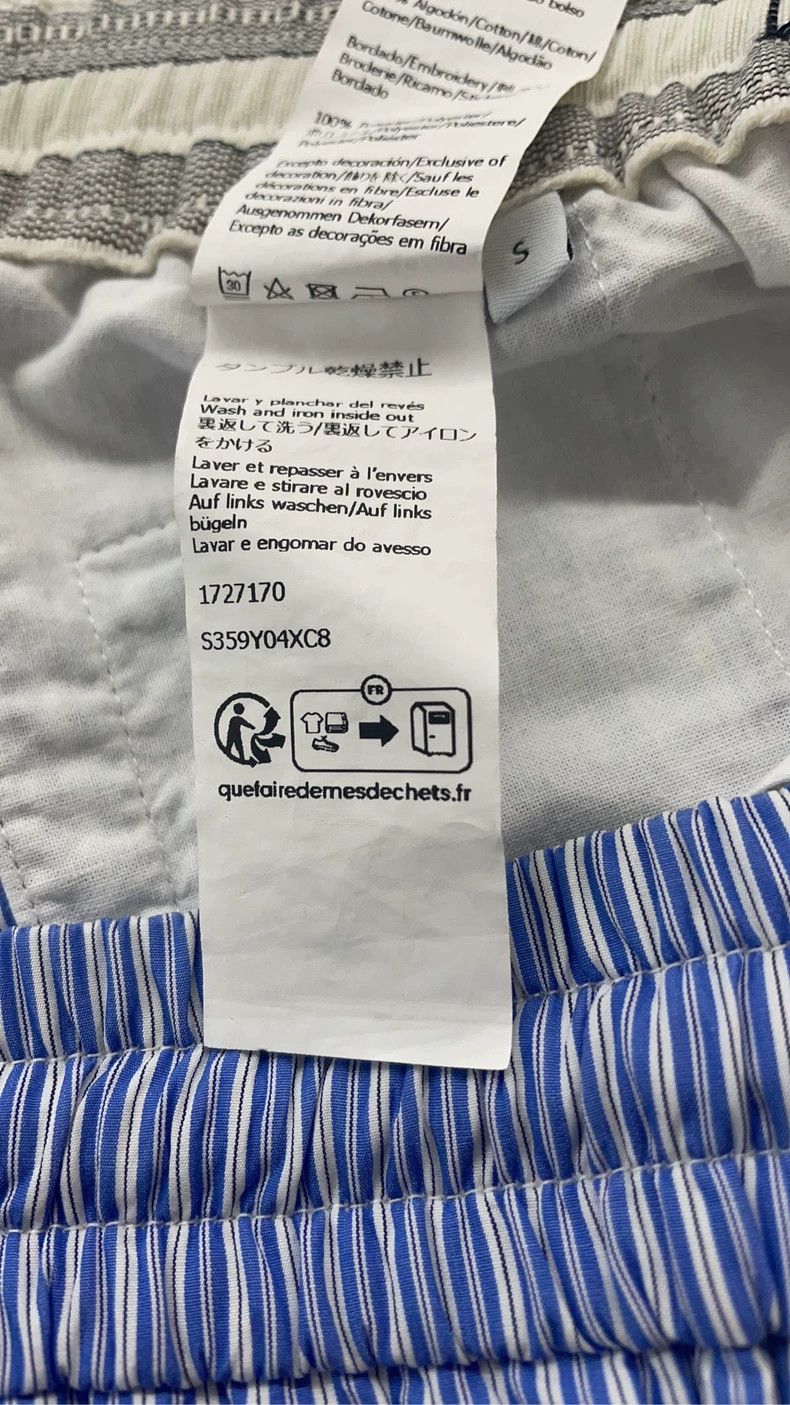 Loewe LOEWE sizeS Blue and white striped casual trousers Size 27" / US 4 / IT 40 - 5 Thumbnail