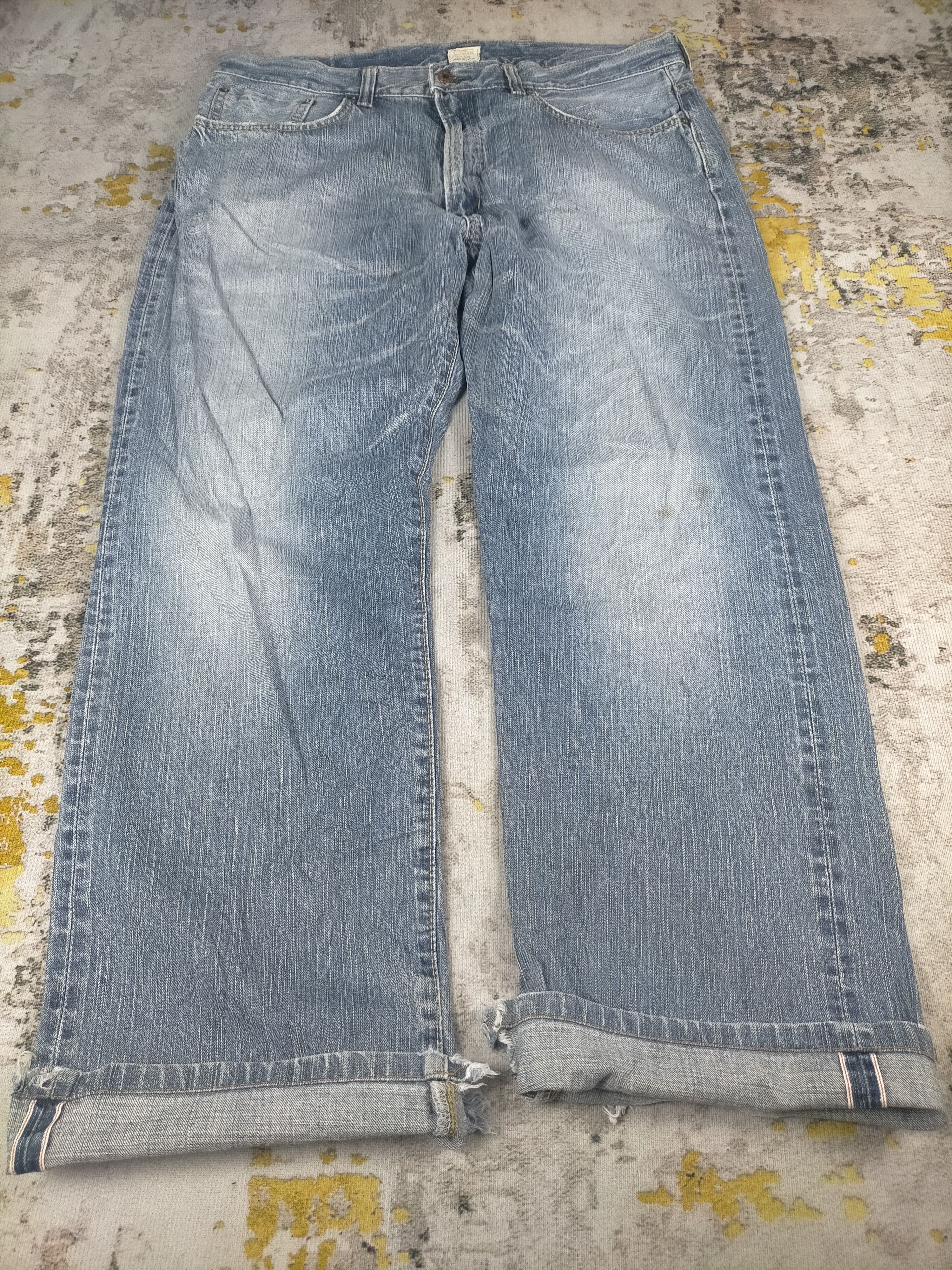 Edwin 🔥90s Edwin 505z Selvedge Mudwash Baggy Jeans Size US 36 / EU 52 - 1 Thumbnail