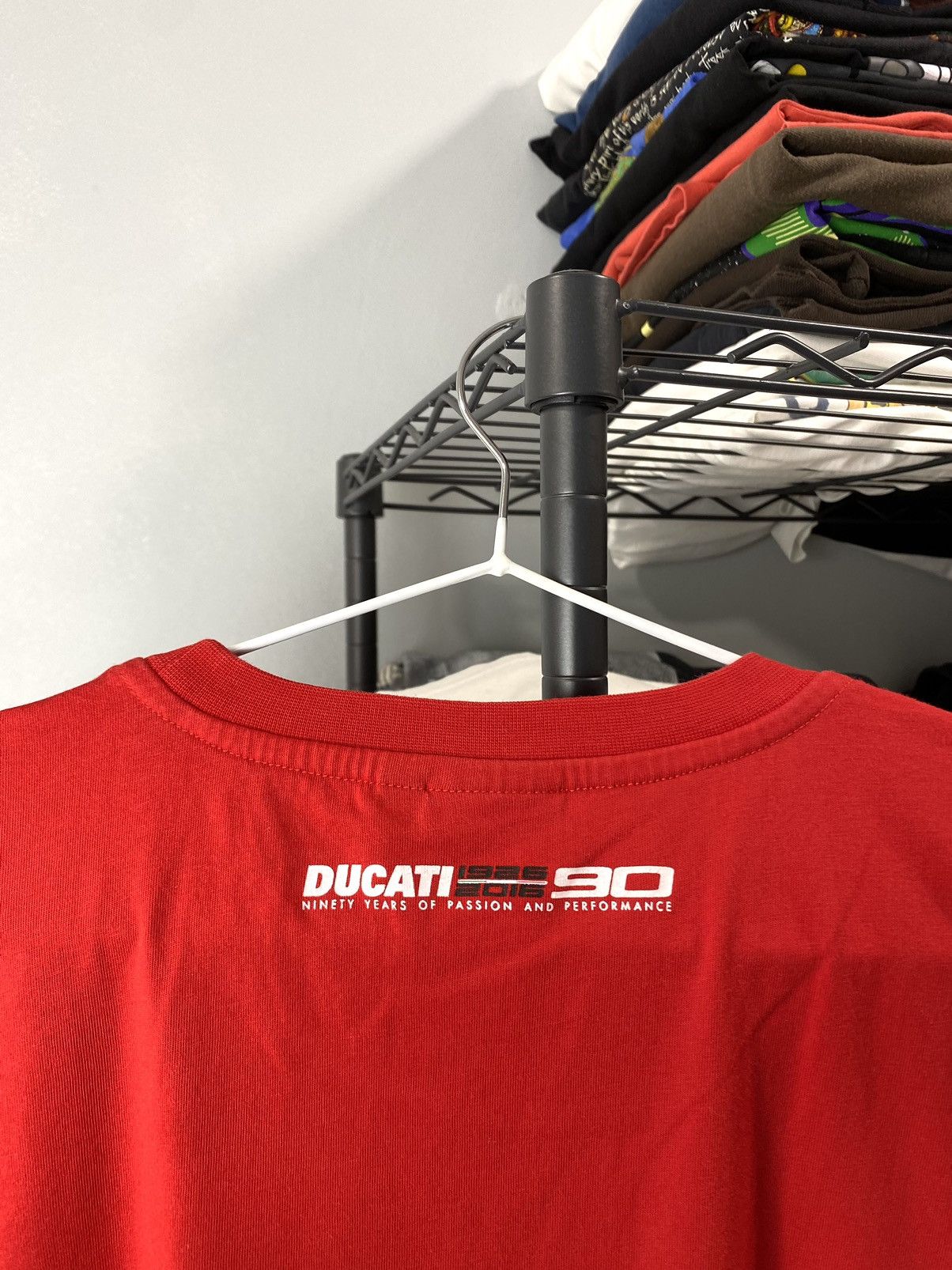 Ducati Red Ducati Racing T Shirt Suzuki Honda Motorsport Size US M / EU 48-50 / 2 - 5 Thumbnail