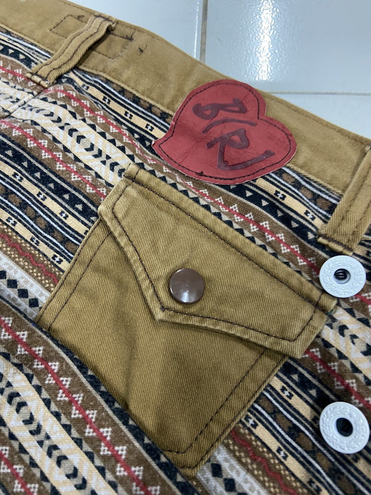 Japanese Brand BLACK (R)EVOLUTION LABEL DOUBLE WAIST STYLE RARE PANTS Size US 30 / EU 46 - 6 Thumbnail