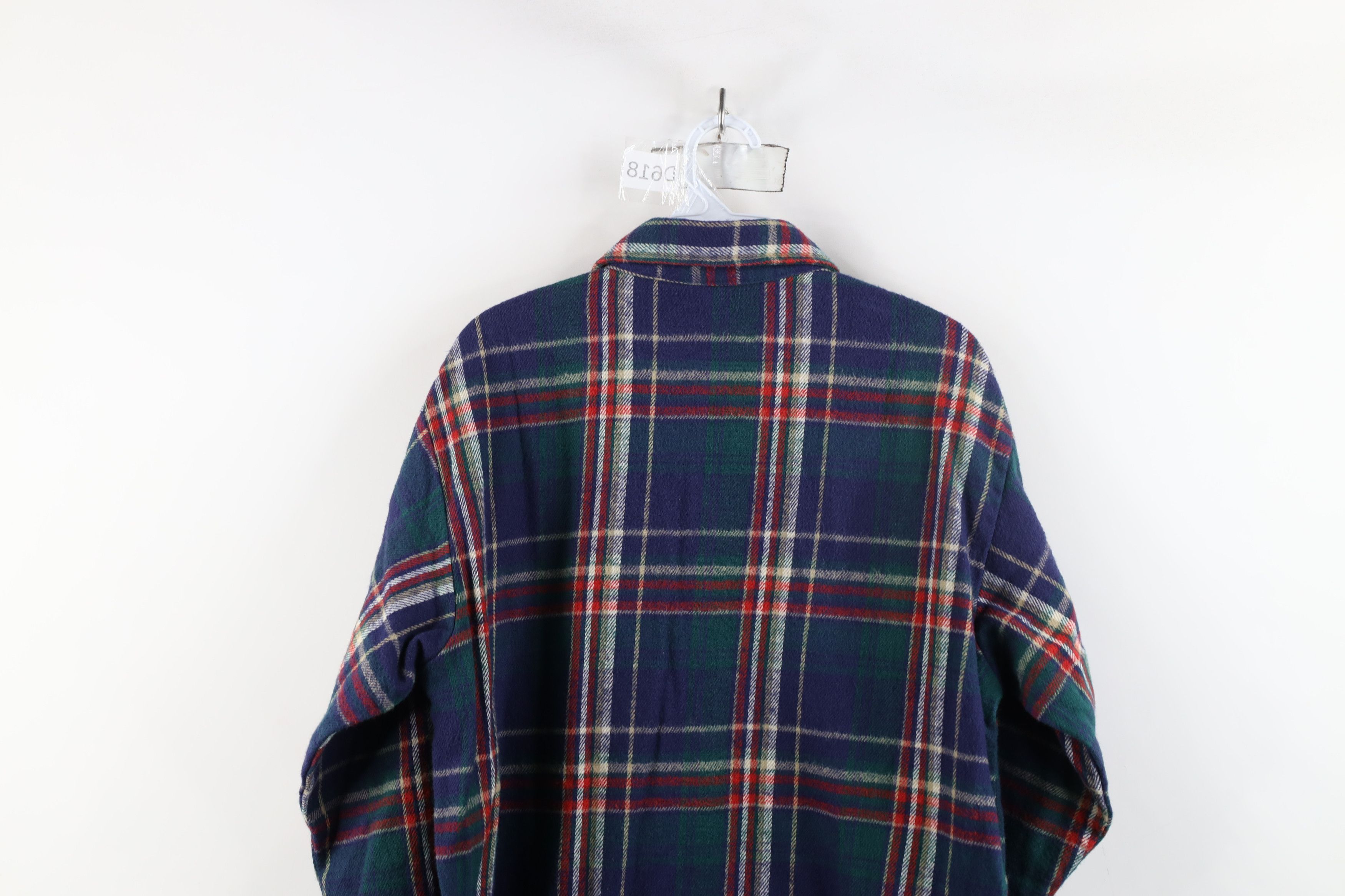 Vintage Vintage 90s OshKosh B'Gosh Heavyweight Flannel Button Shirt Size US M / EU 48-50 / 2 - 10 Thumbnail
