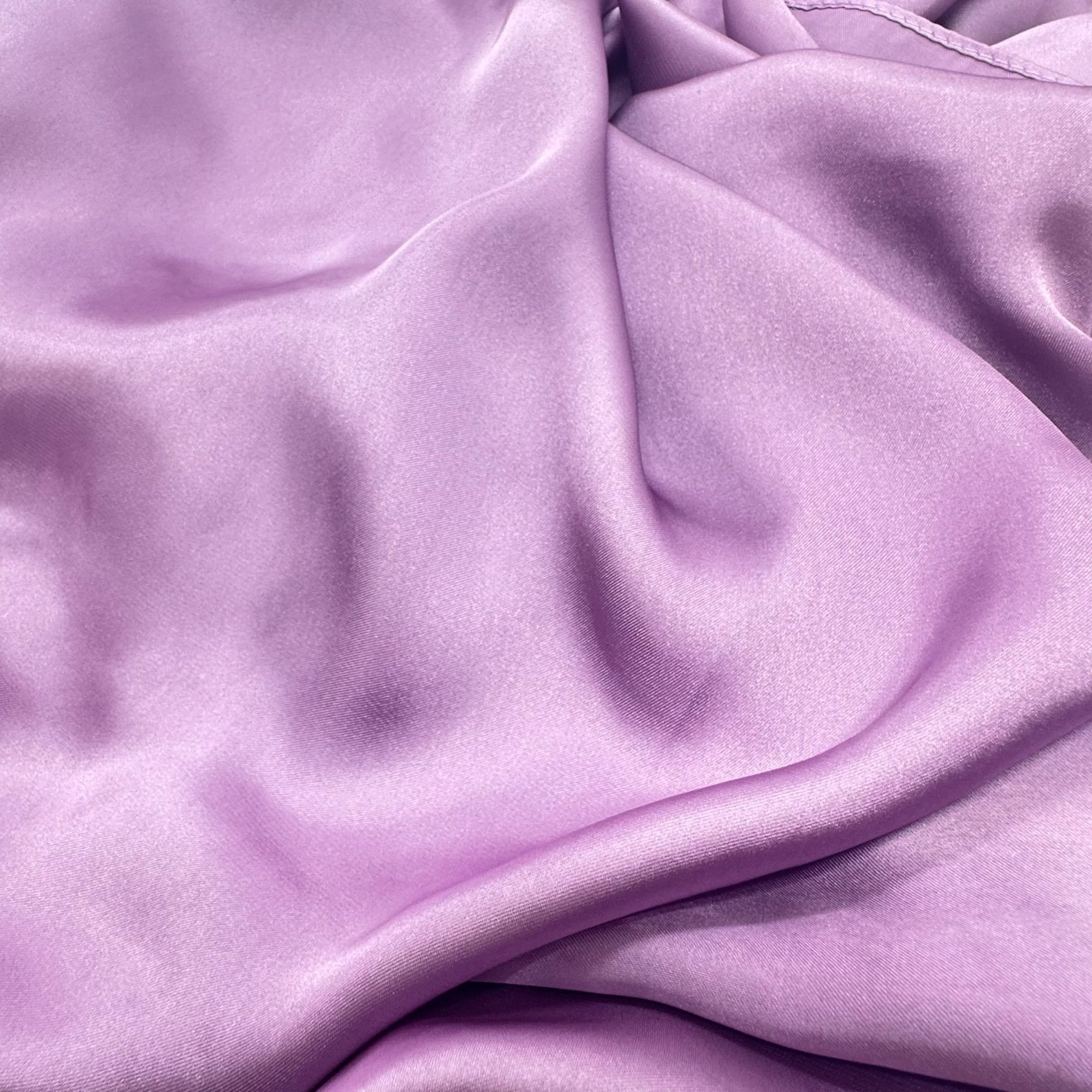 Other ❤️NewElegant Bandana Square Silky Scarf Lilac solid Wrap Ver Size ONE SIZE - 3 Thumbnail