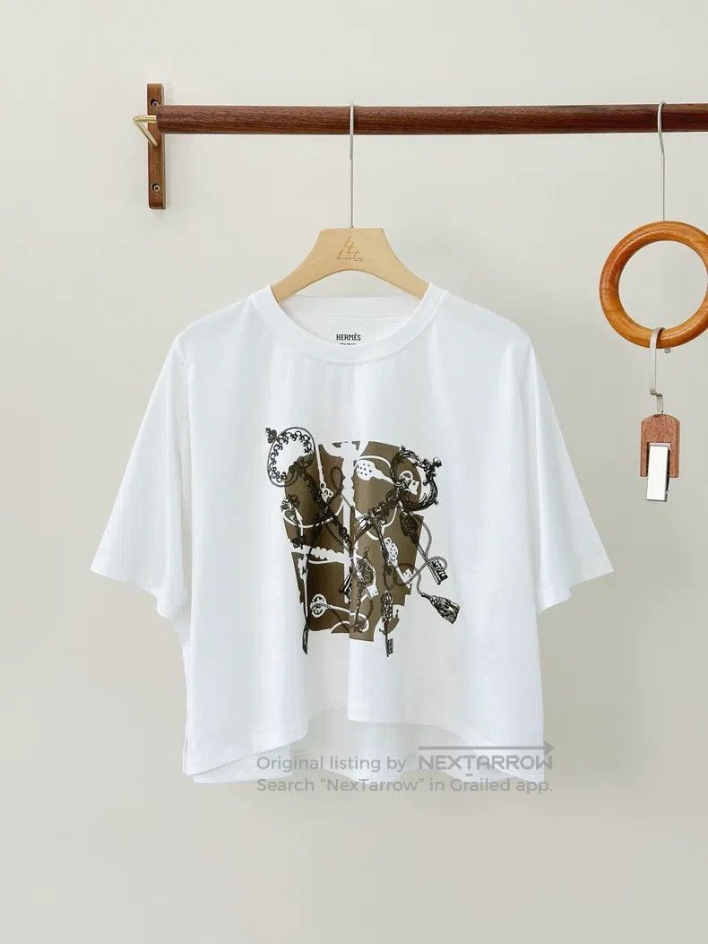 Hermes Hermes 25 Spring/Summer women's short-sleeve tunic Size XS / US 0-2 / IT 36-38 - 1 Thumbnail