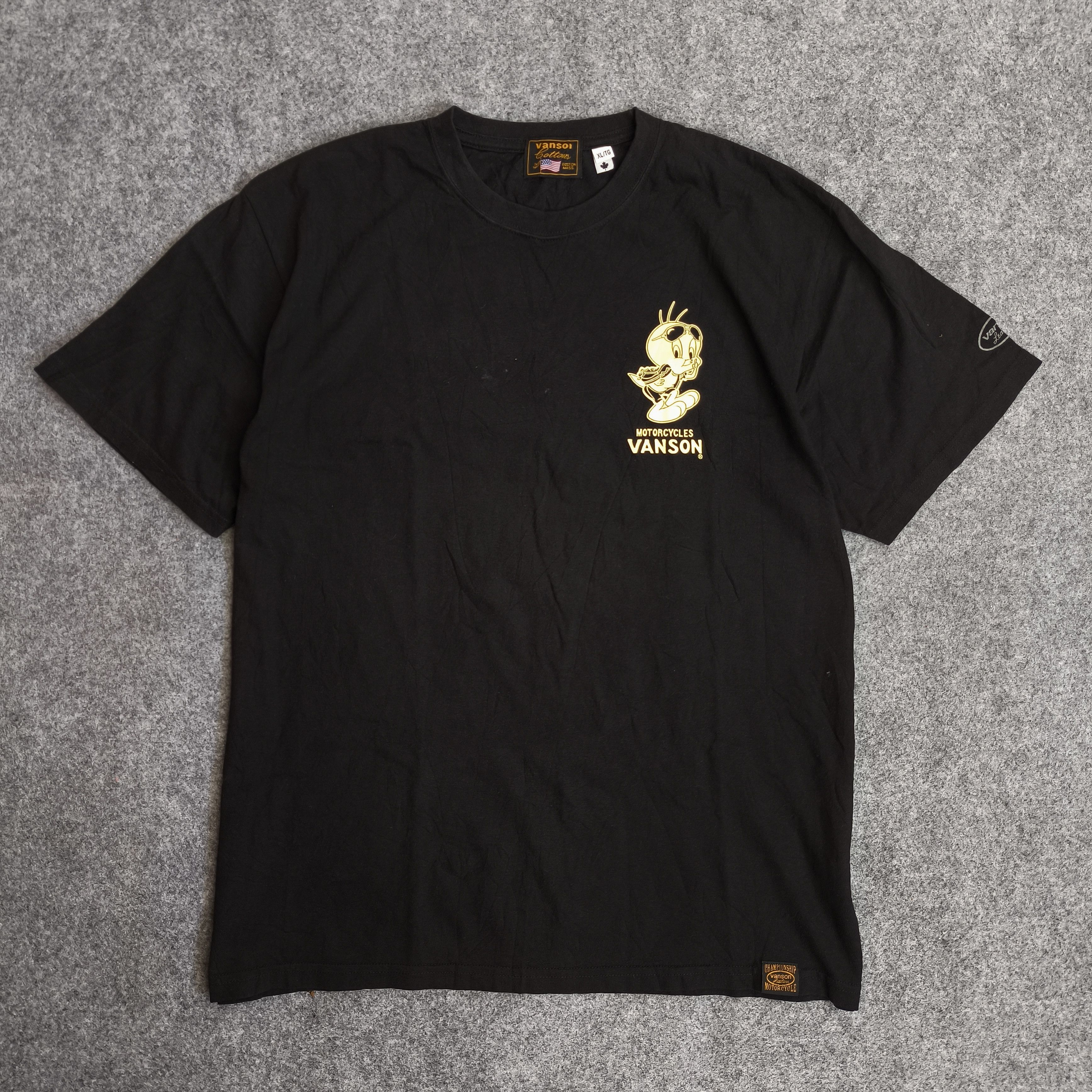 Vanson Leathers vanson looney tunes tshirt sz tag xl Size US L / EU 52-54 / 3 - 3 Thumbnail