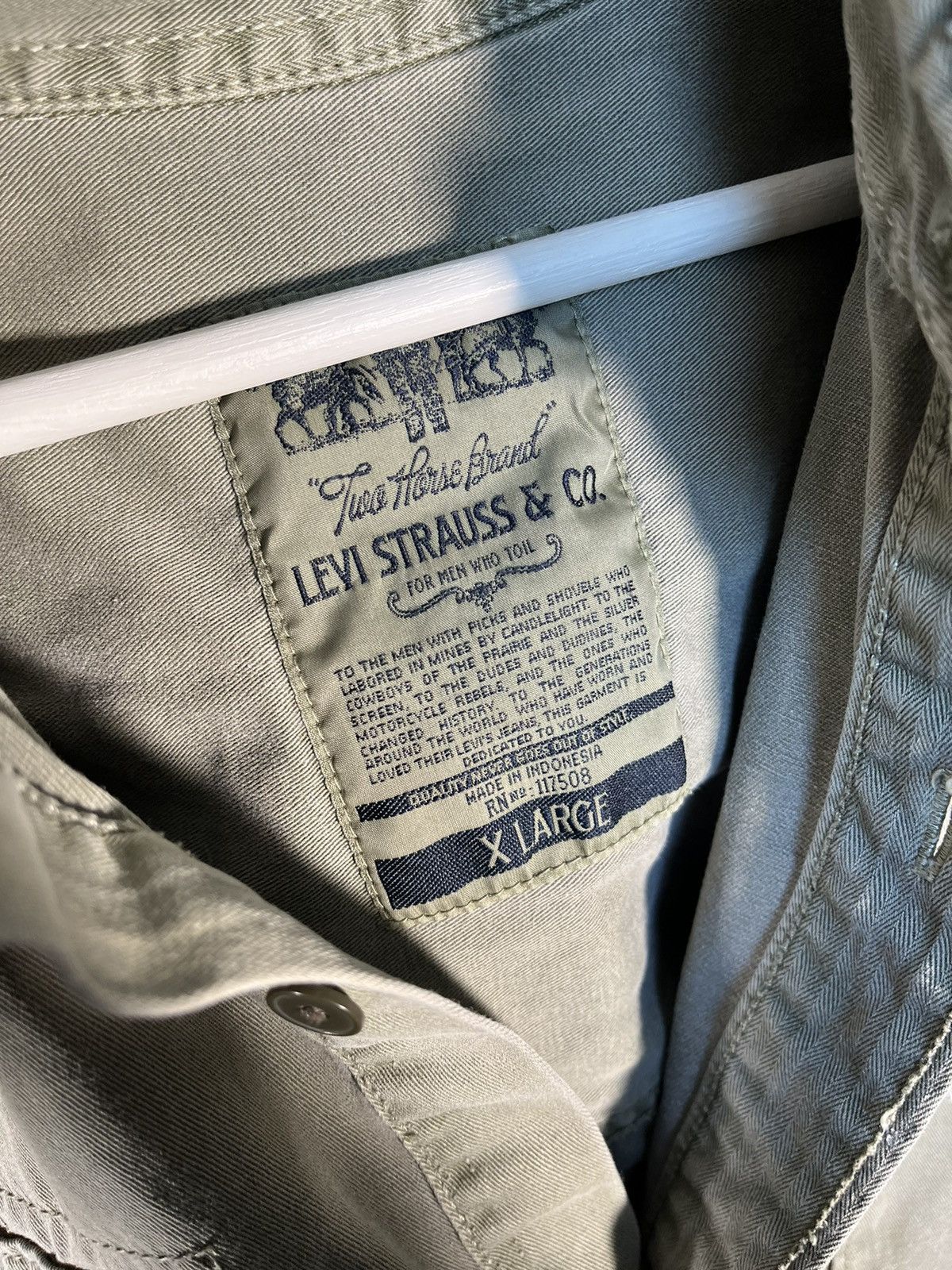 Levi's Levi’s Workwear Longsleeve Button Up Size US XL / EU 56 / 4 - 4 Thumbnail