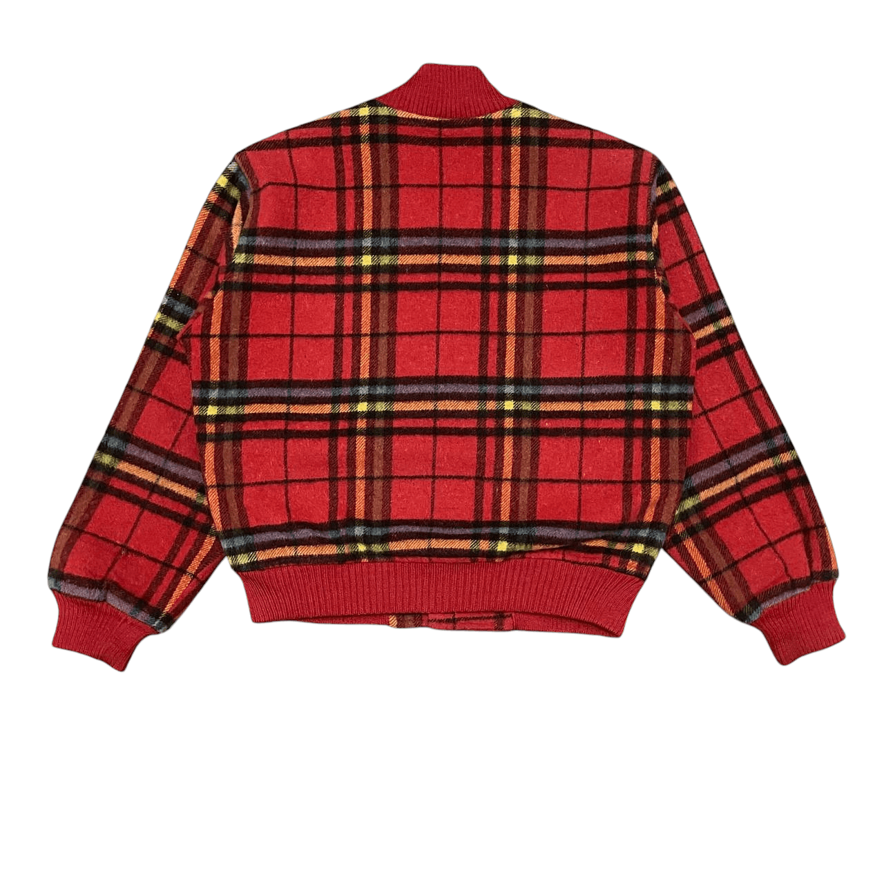 Issey Miyake Vintage Harvard Checkered Wool Bomber Jacket Issey Style Size US M / EU 48-50 / 2 - 8 Thumbnail