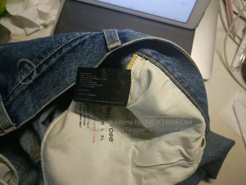 Martine Rose Martine Rose Size s FW22 logo printed jeans Size US 28 / EU 44 - 3 Thumbnail