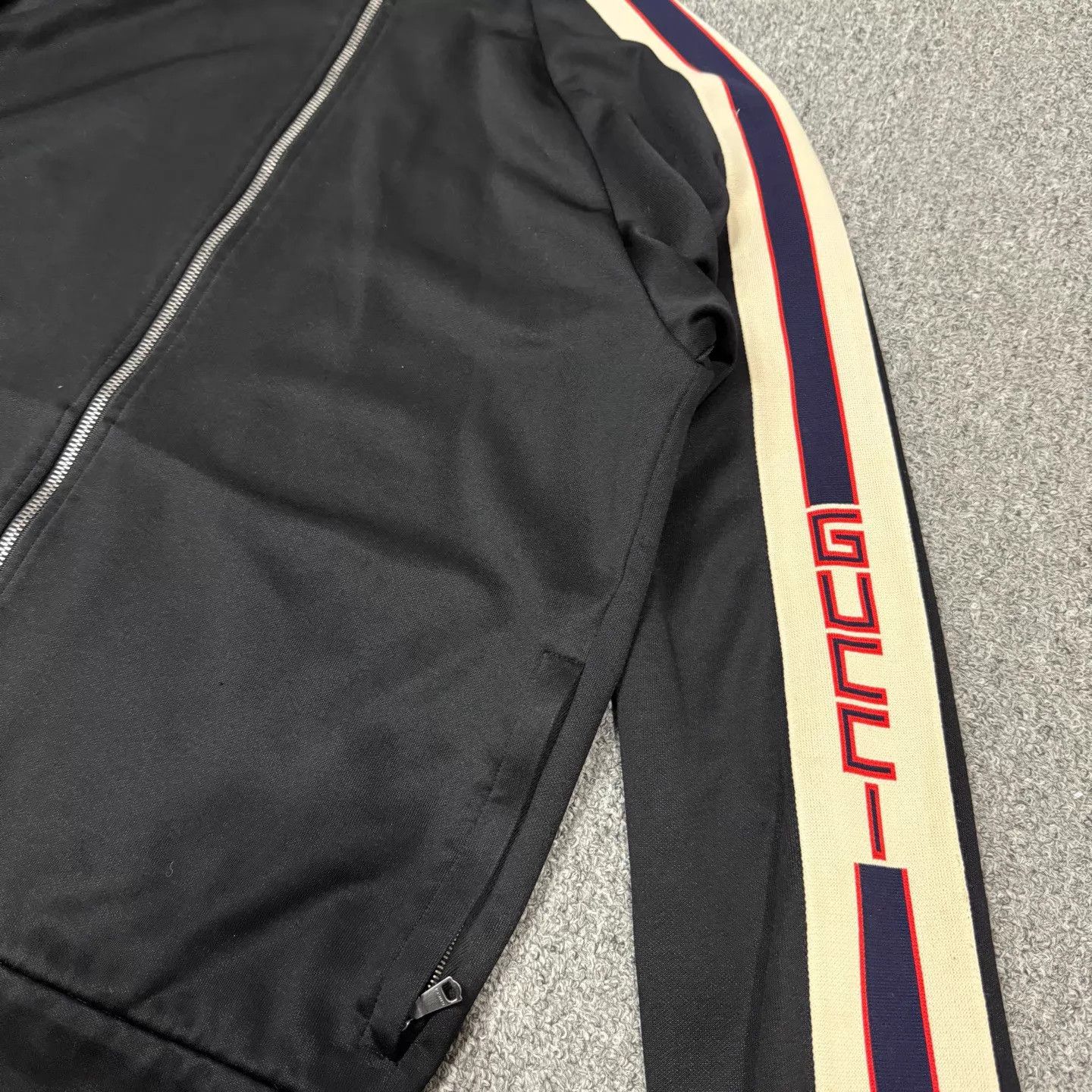 Gucci Gucci Black Side Stripe School Jacket M 99 New Size US M / EU 48-50 / 2 - 3 Thumbnail