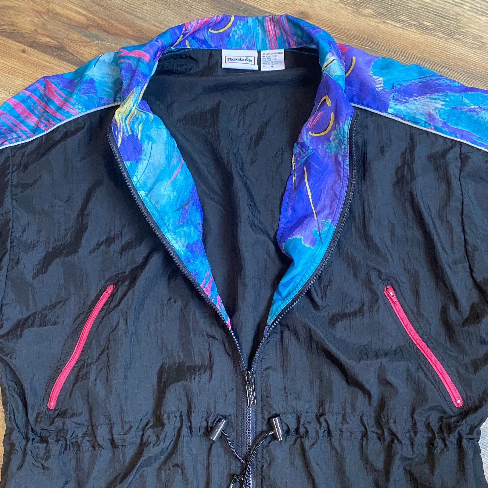 Reebok × Vintage Vintage Reebok Windbreaker Jacket Retro Sport 80s 90s Medium Size M / US 6-8 / IT 42-44 - 7 Thumbnail