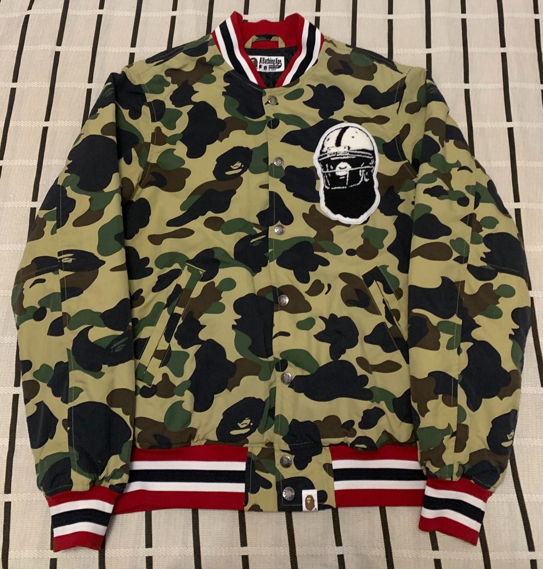 Bape Bape Camo Cotton Yellow Light Jacket M Men Size US M / EU 48-50 / 2 - 1 Thumbnail