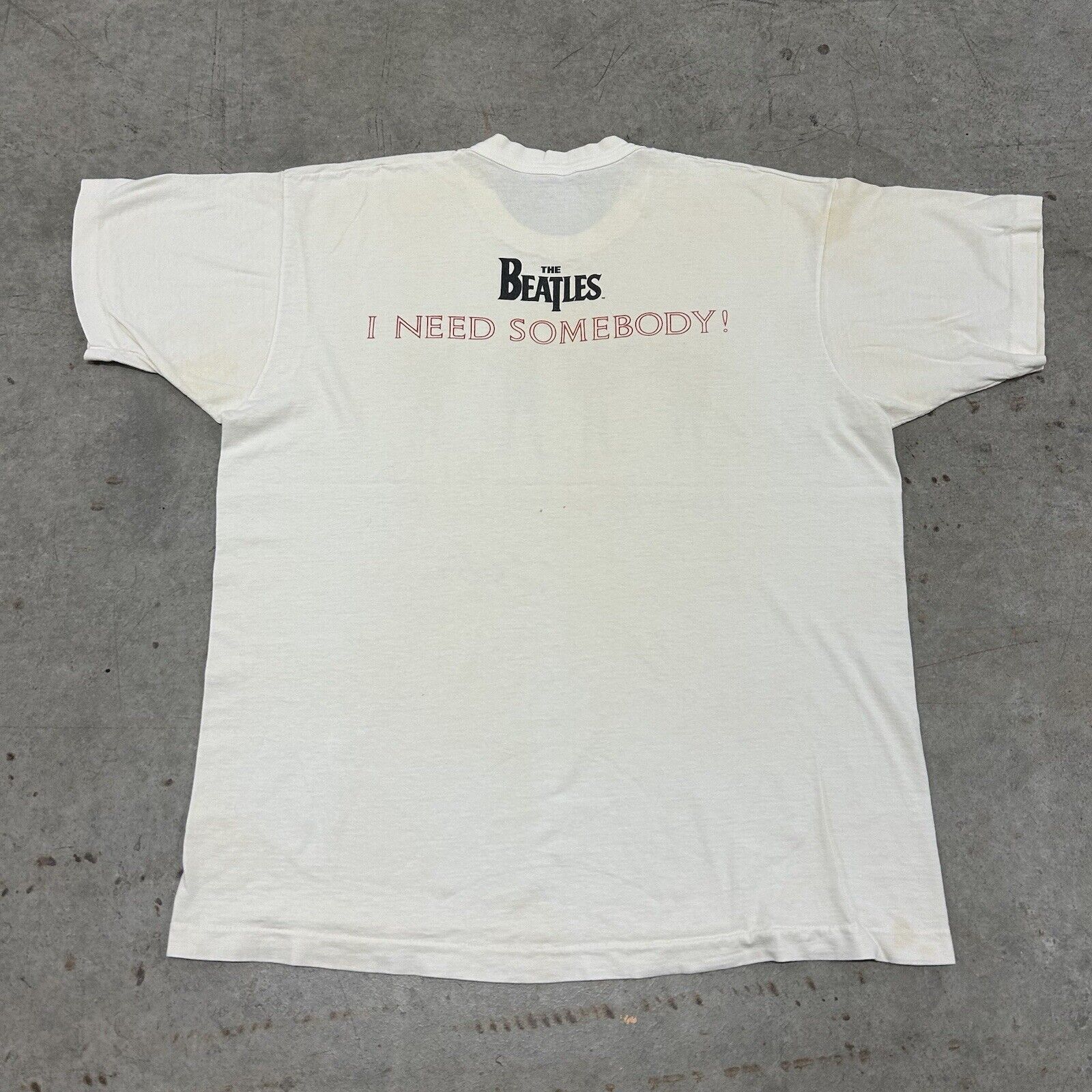 Band Tees × Vintage Vintage The Beatles Autographed Signed Band Tee Size XL RARE Size US XL / EU 56 / 4 - 6 Thumbnail