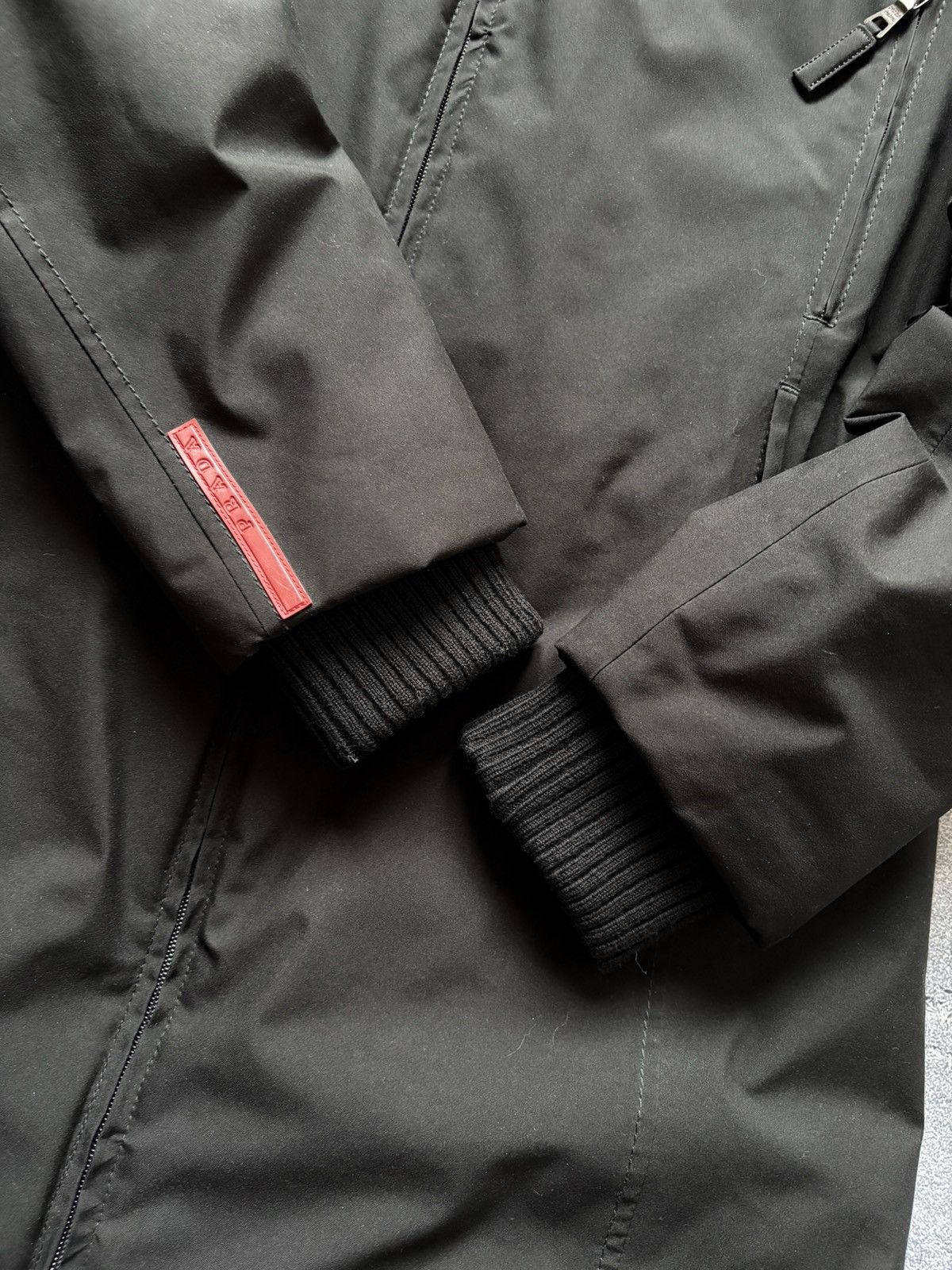 Prada Vintage Prada Red Tab Luxury Women’s Black Parka Size 44 Size M / US 6-8 / IT 42-44 - 5 Thumbnail
