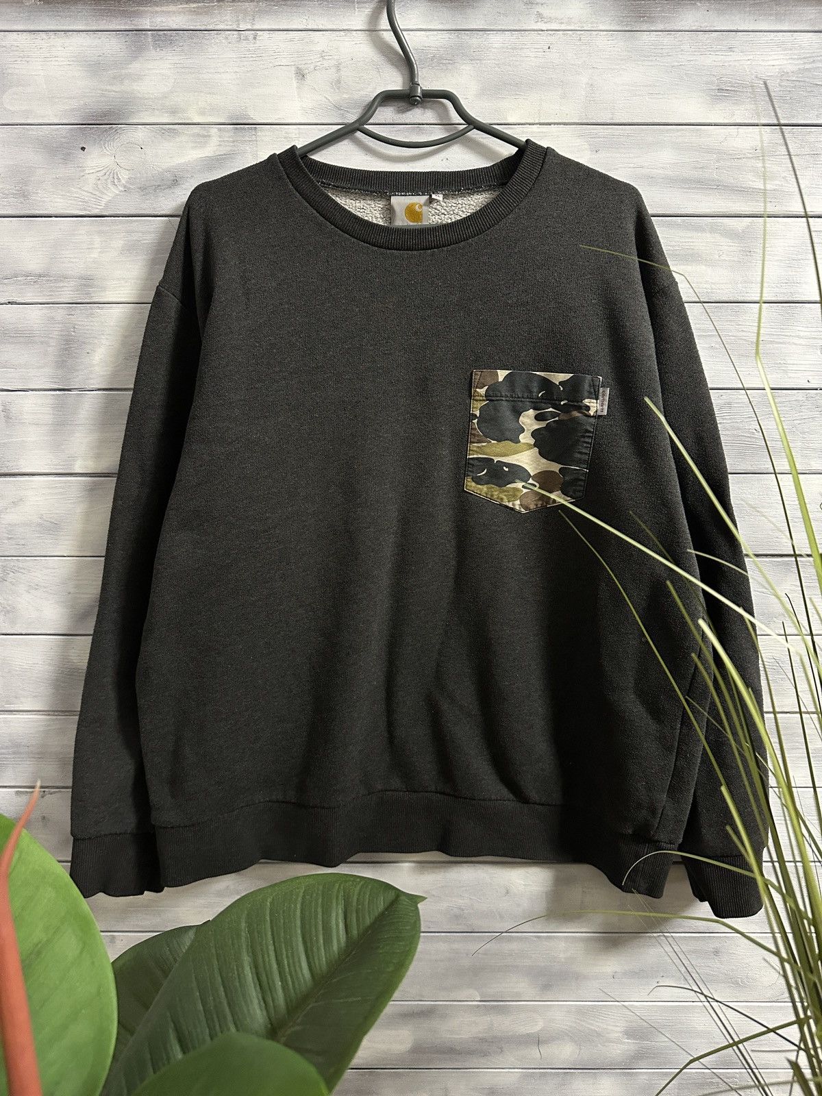 Carhartt Rare Vintage Sweatshirt Carhartt Y2K Work In Progress Style Size US XL / EU 56 / 4 - 1 Thumbnail