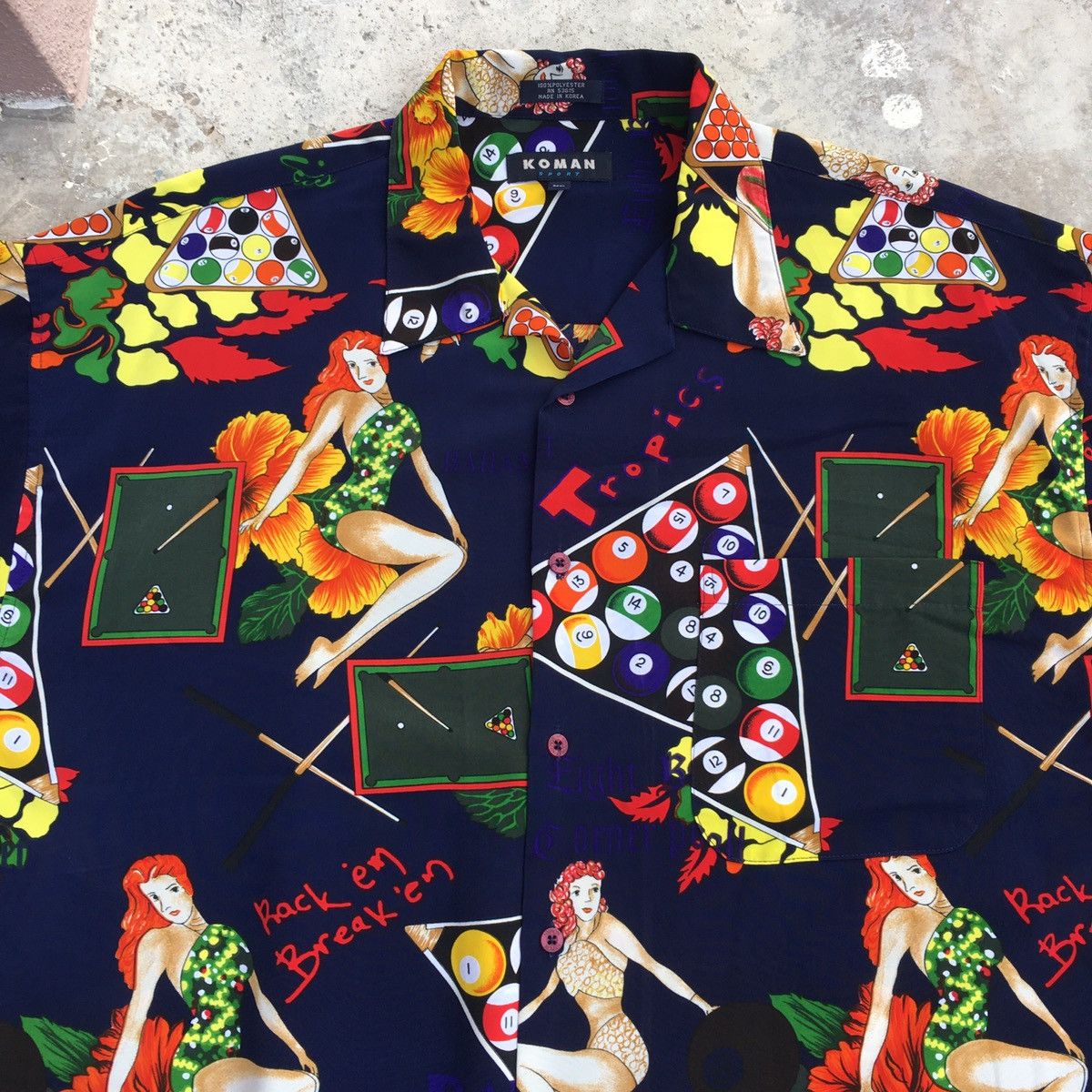 Koman KOMAN Sport Billiard Ball Shirt Size US XL / EU 56 / 4 - 6 Thumbnail