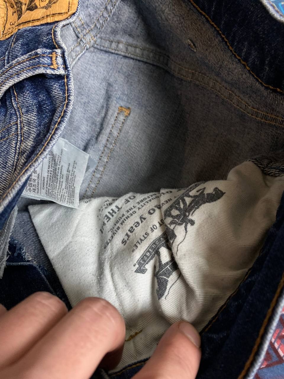 Levi's × Vintage 90s Vintage Levis 501 Grey Made In USA Distressed Jeans Size US 29 - 17 Thumbnail