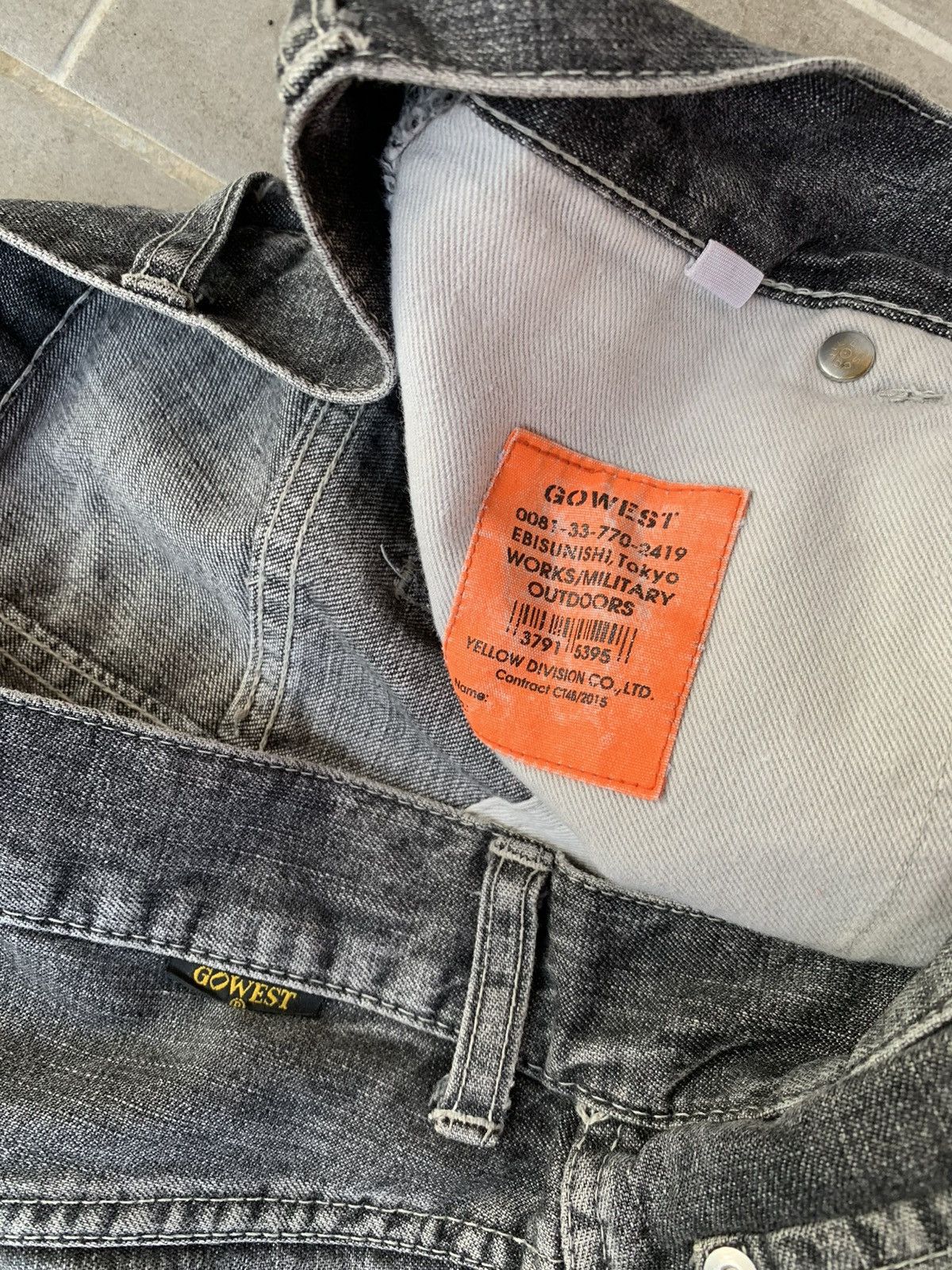 Japanese Brand 2000s Gowest Denim Pants Size US 32 / EU 48 - 6 Thumbnail