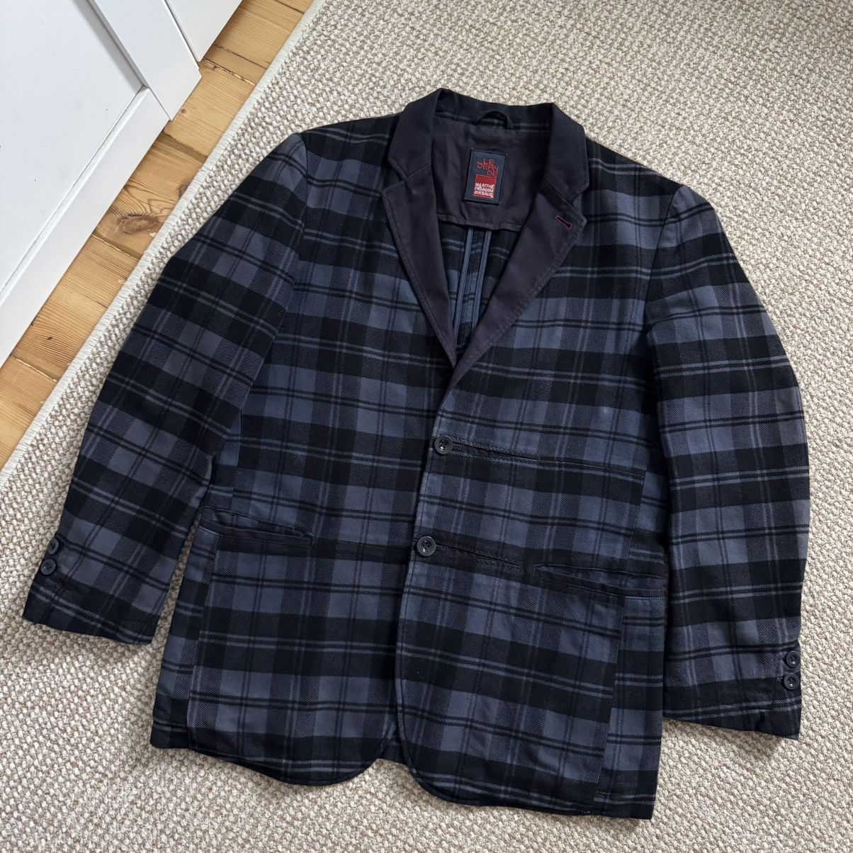 Marithe + Francois Girbaud Marithe Francois Girbaud Wool Blend Plaid Blazer Size 52R - 1 Thumbnail
