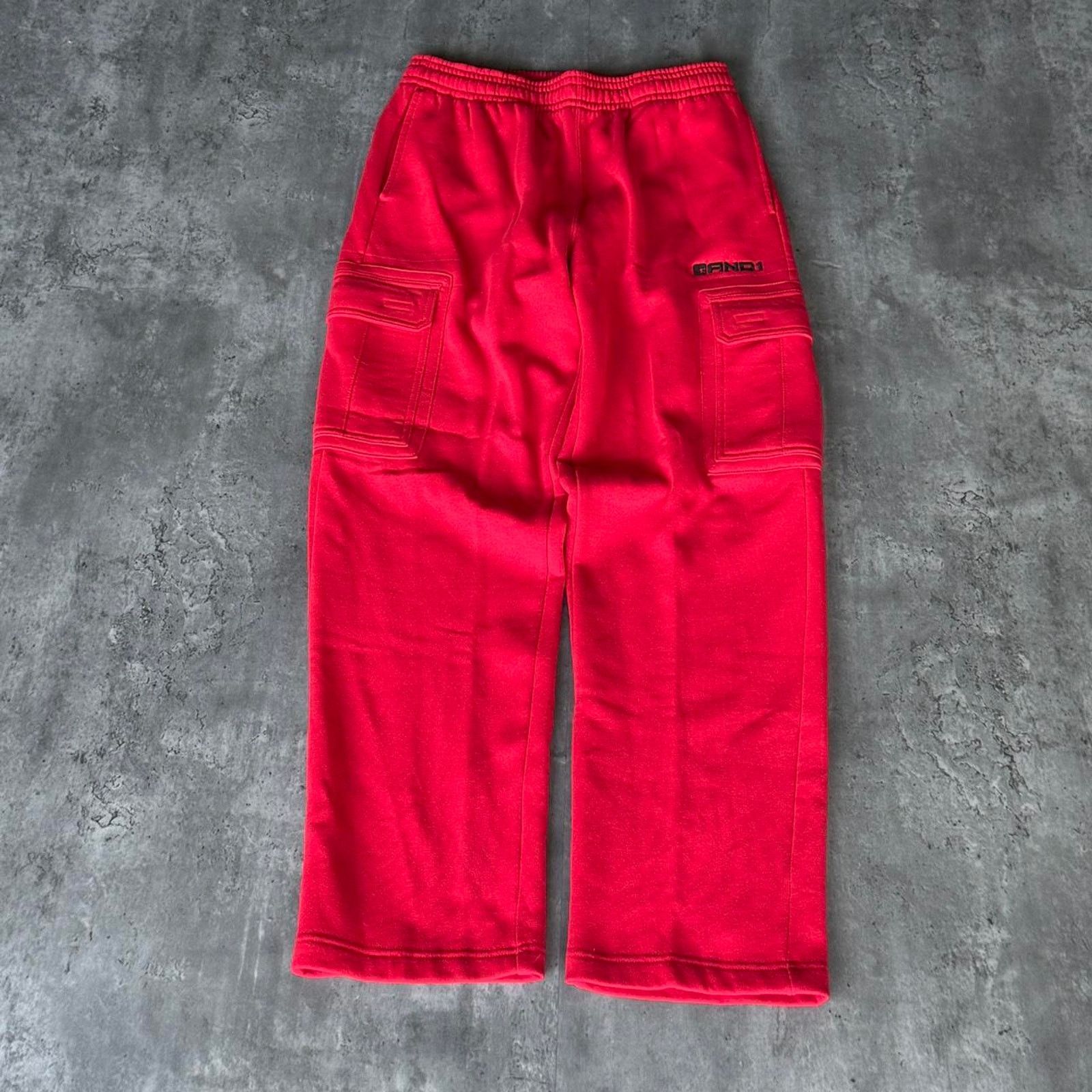 Japanese Brand × Vintage Vintage Y2K AND1 Baggy Cargo Tech Grunge Opium Sweatpants Size US 34 / EU 50 - 1 Thumbnail