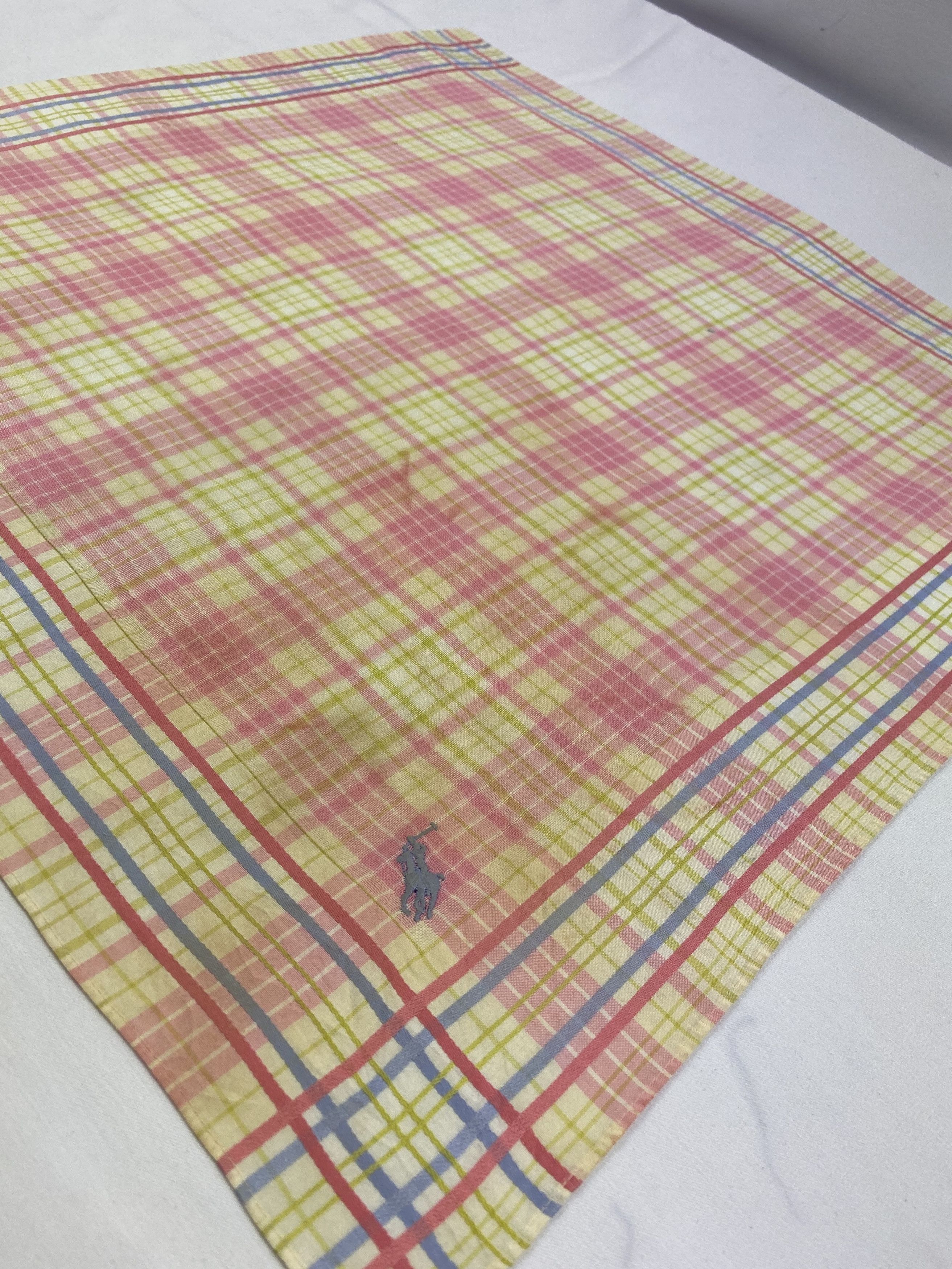 Polo Ralph Lauren × Vintage Polo Ralph Lauren Handkerchief / Bandana / Neckerchief Size ONE SIZE - 4 Thumbnail