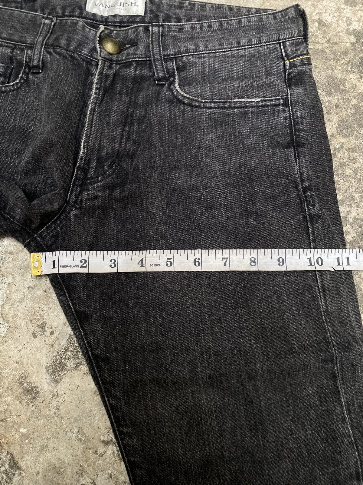 Vanquish Vanquish Tokyo Japan Faded Black Denim Size US 32 / EU 48 - 11 Thumbnail