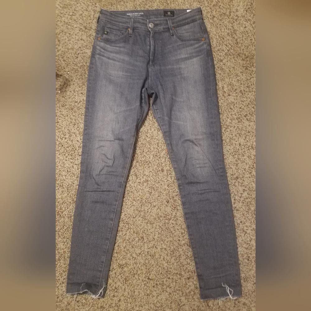 Designer Ag Adriano Goldschmied Farrah Skinny Ankle Jean's Size 27R Size 27" / US 4 / IT 40 - 2 Thumbnail