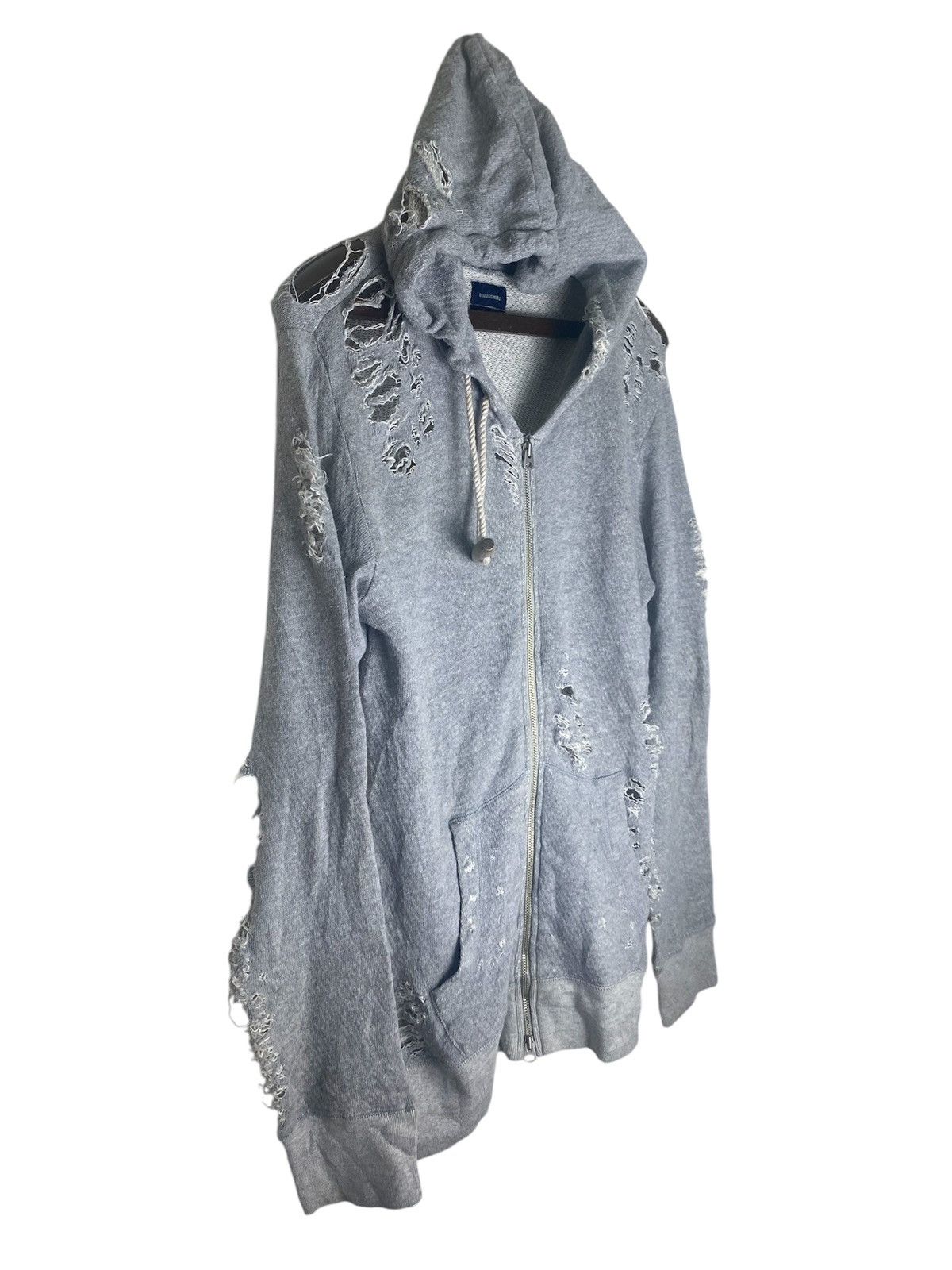 Maison MIHARA YASUHIRO FW16 Miharayasuhiro Distressed Punk Hoodies Size US M / EU 48-50 / 2 - 6 Thumbnail