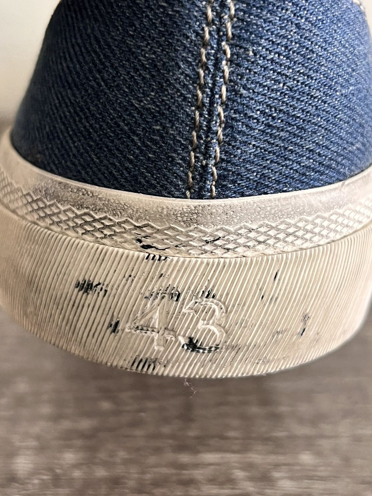 Balenciaga Denim Distressed Sneakers Size US 10 / EU 43 - 18 Thumbnail