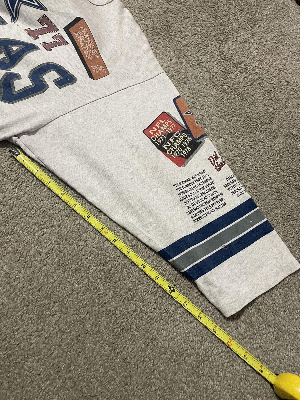 NFL Vintage 90s Dallas Cowboys All Over Print T Shirt Size Large Size US L / EU 52-54 / 3 - 5 Thumbnail