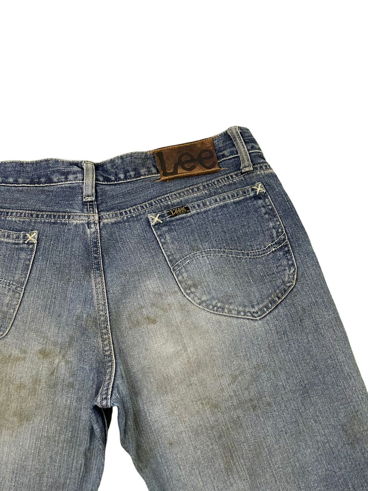 Lee Flare Jeans Lee Japan Dirty Distress Boot Cut 7🟦8 Size US 33 - 21 Thumbnail