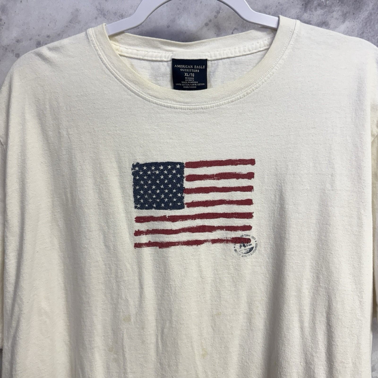 American Eagle Outfitters Vintage American Eagle American Flag T Shirt Mens XL 25.5x29 Size US XL / EU 56 / 4 - 1 Thumbnail